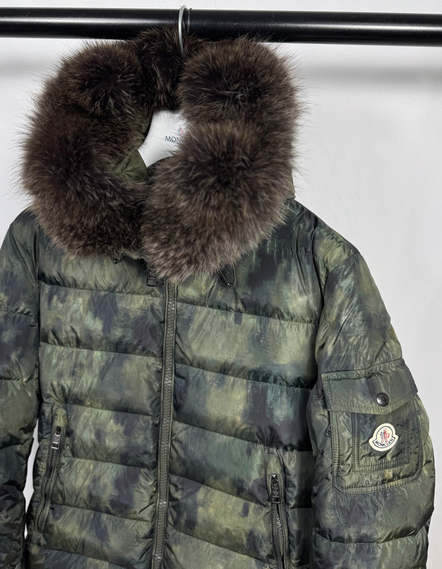 Moncler Byron Fur Jacket - Size 3