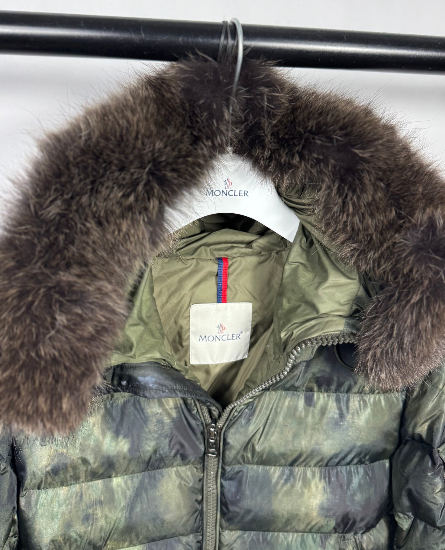Moncler Byron Fur Jacket - Size 3