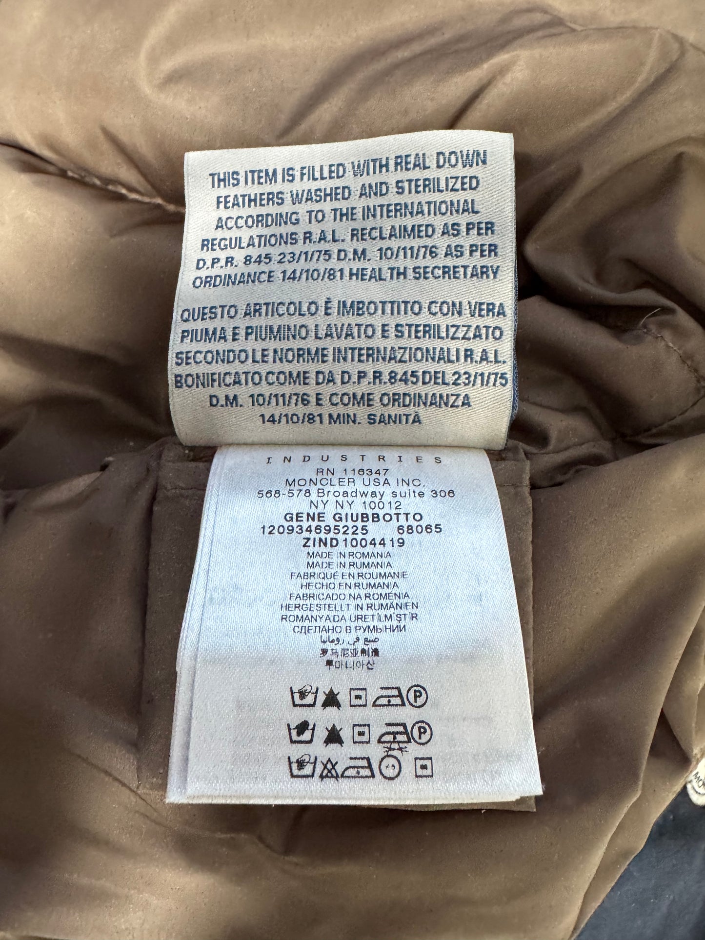 Moncler Gene Fur Jacket - Size 3