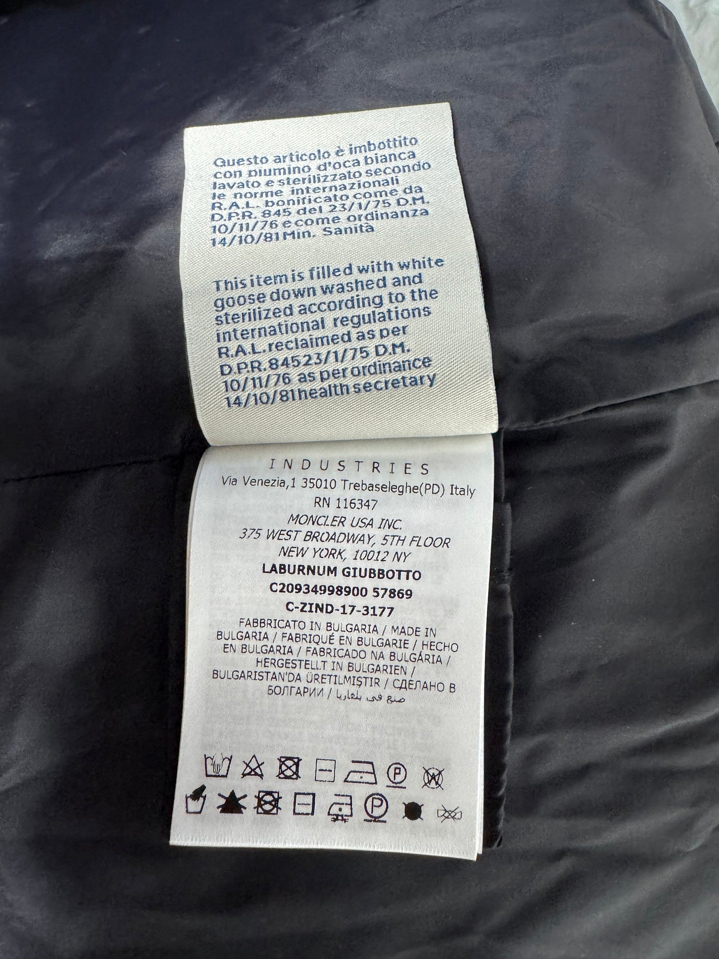 Moncler Laburnum Jacket - Size 4