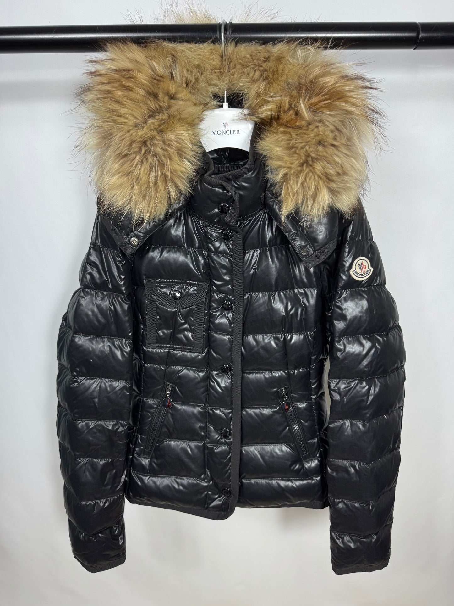 Moncler Armoise Fur Jacket - Size 0