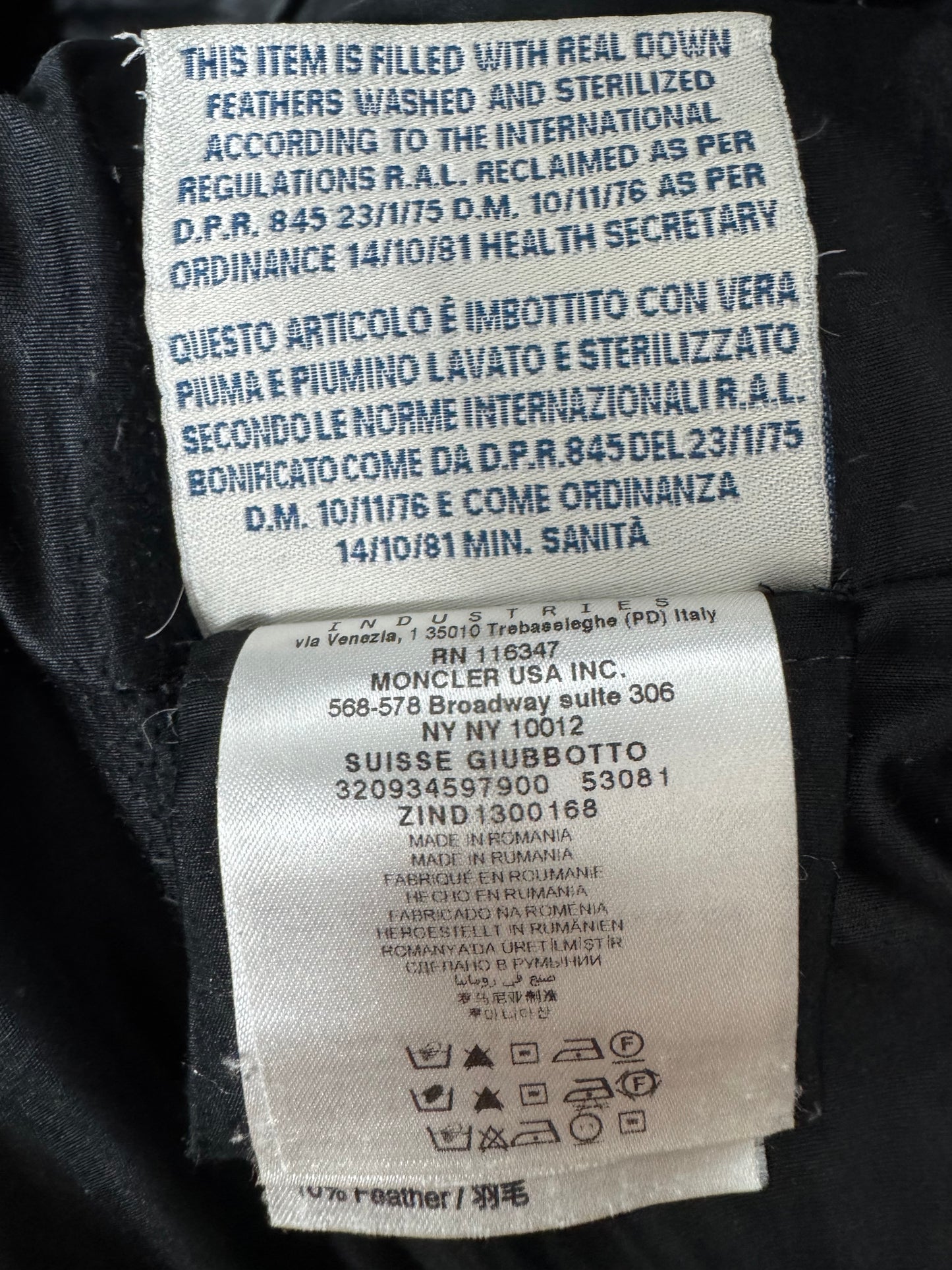 Moncler Suisse Jacket - Size 3