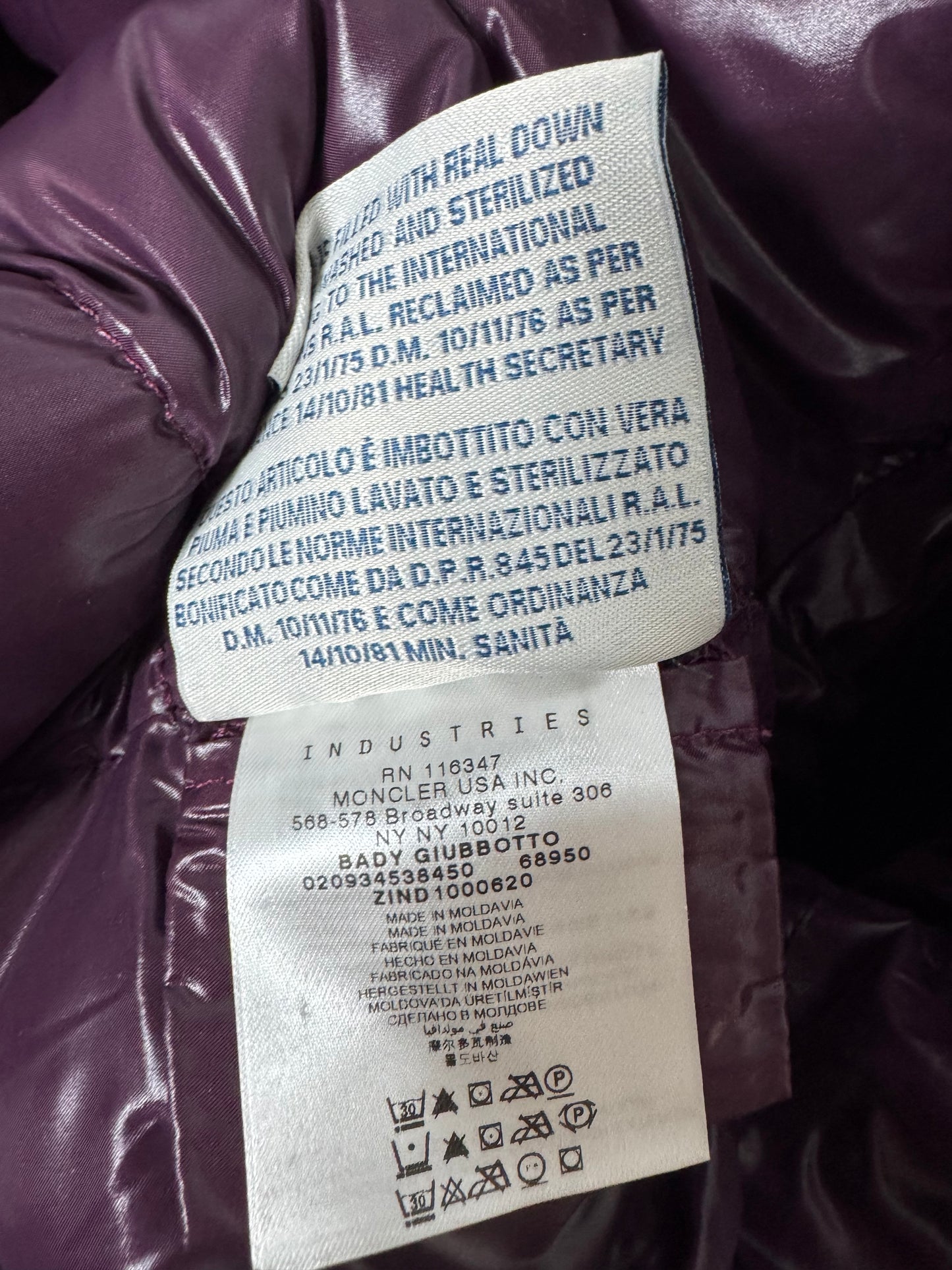 Moncler Bady Jacket - Size 1