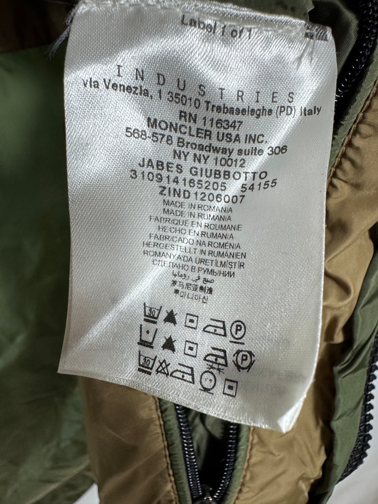 Moncler Jabes Jacket - Size 3