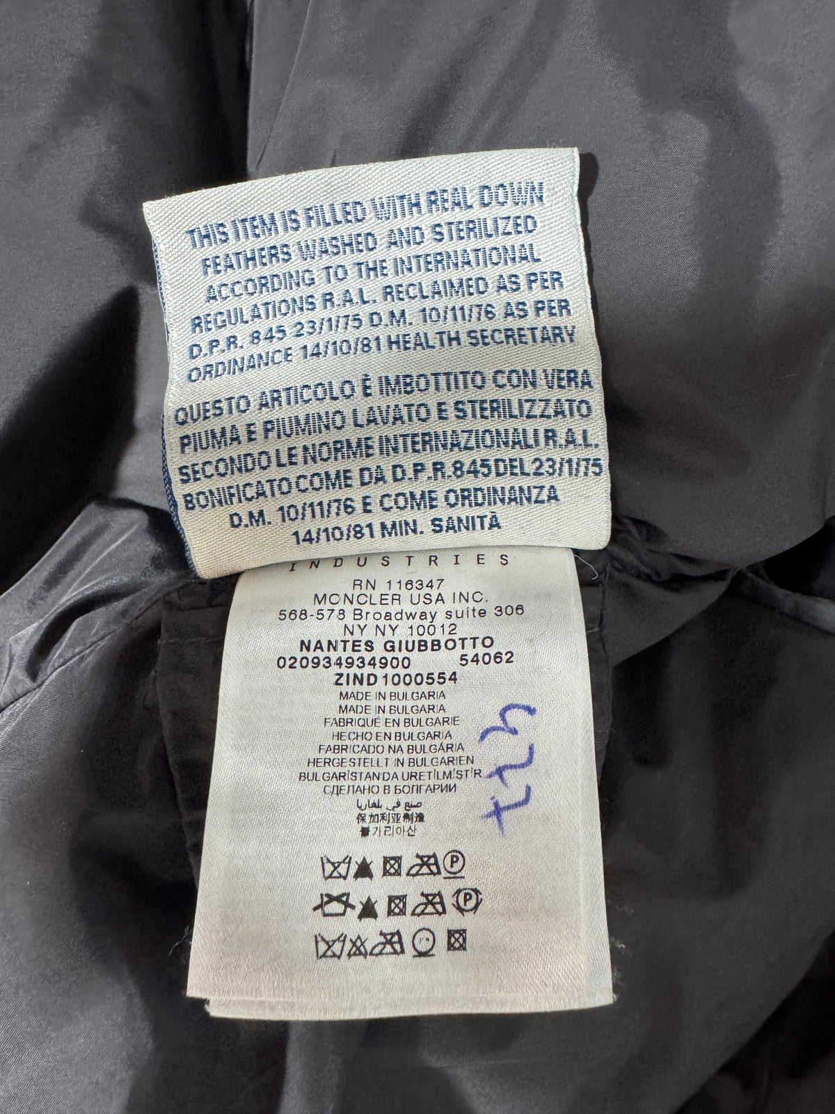 Moncler Nantes Jacket - Size 1