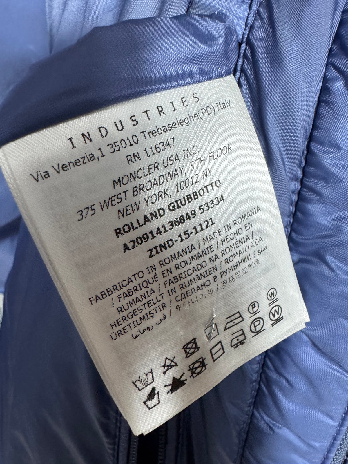 Moncler Rolland Jacket - Size 4