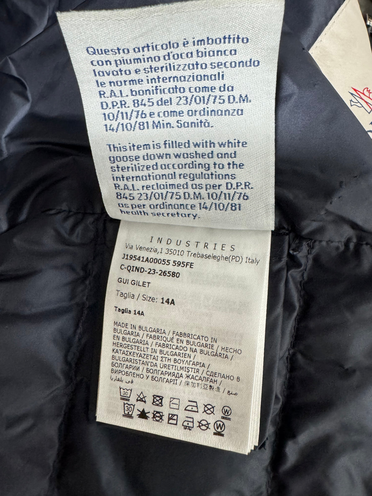 Moncler Gui Gilet - Size Age 14