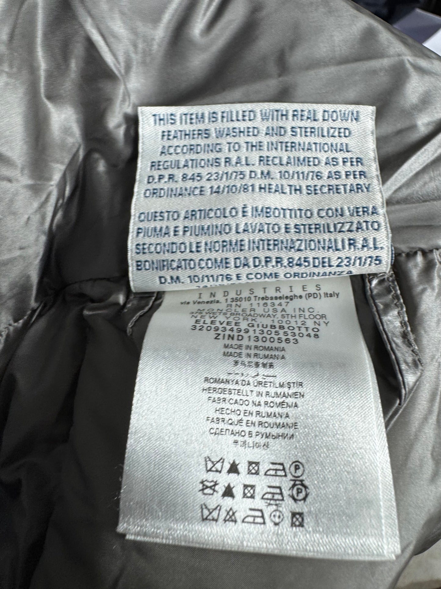 Moncler Elevee Jacket - Size 2