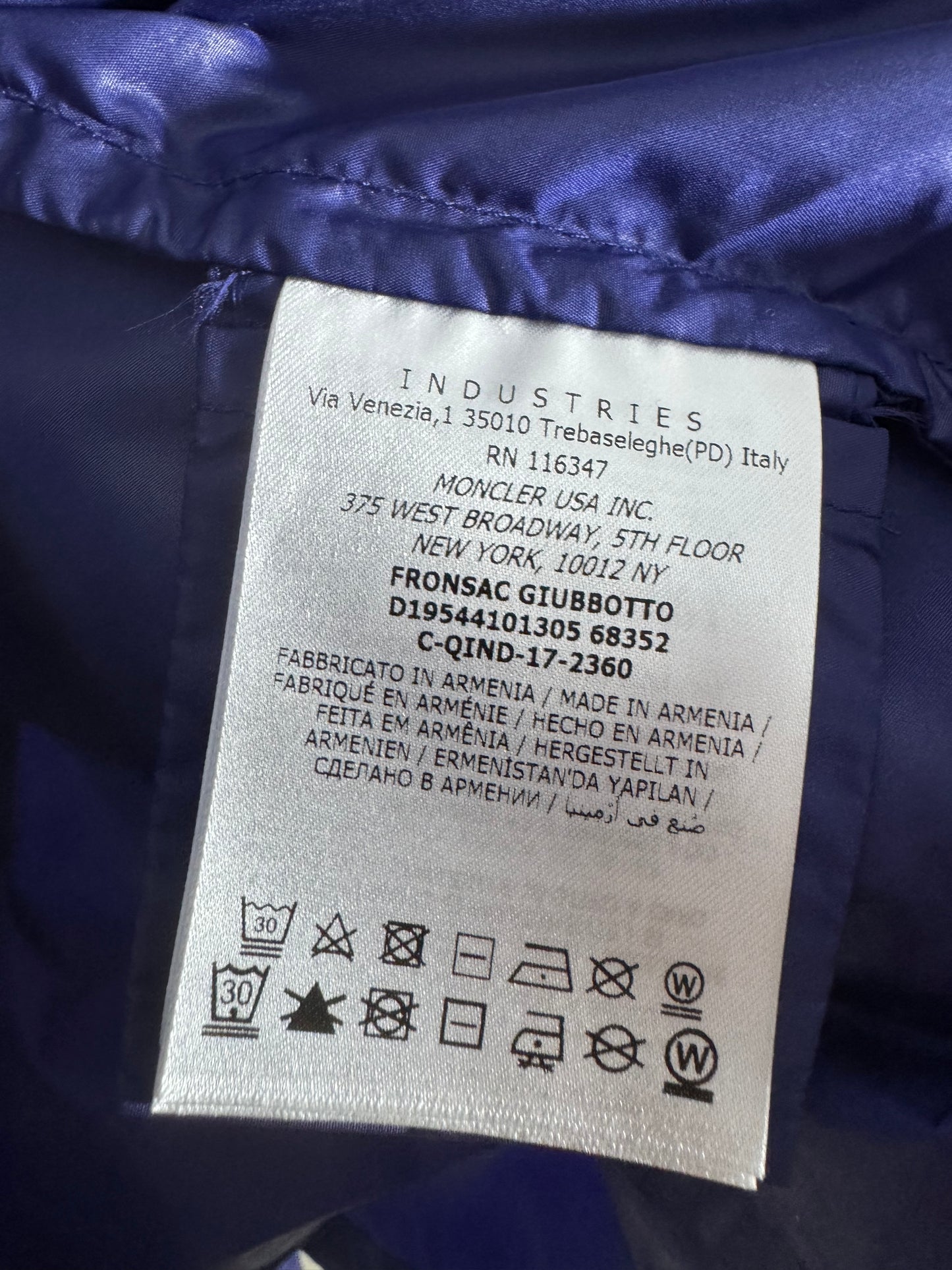 Moncler Fronsac Boys Jacket - Age 10