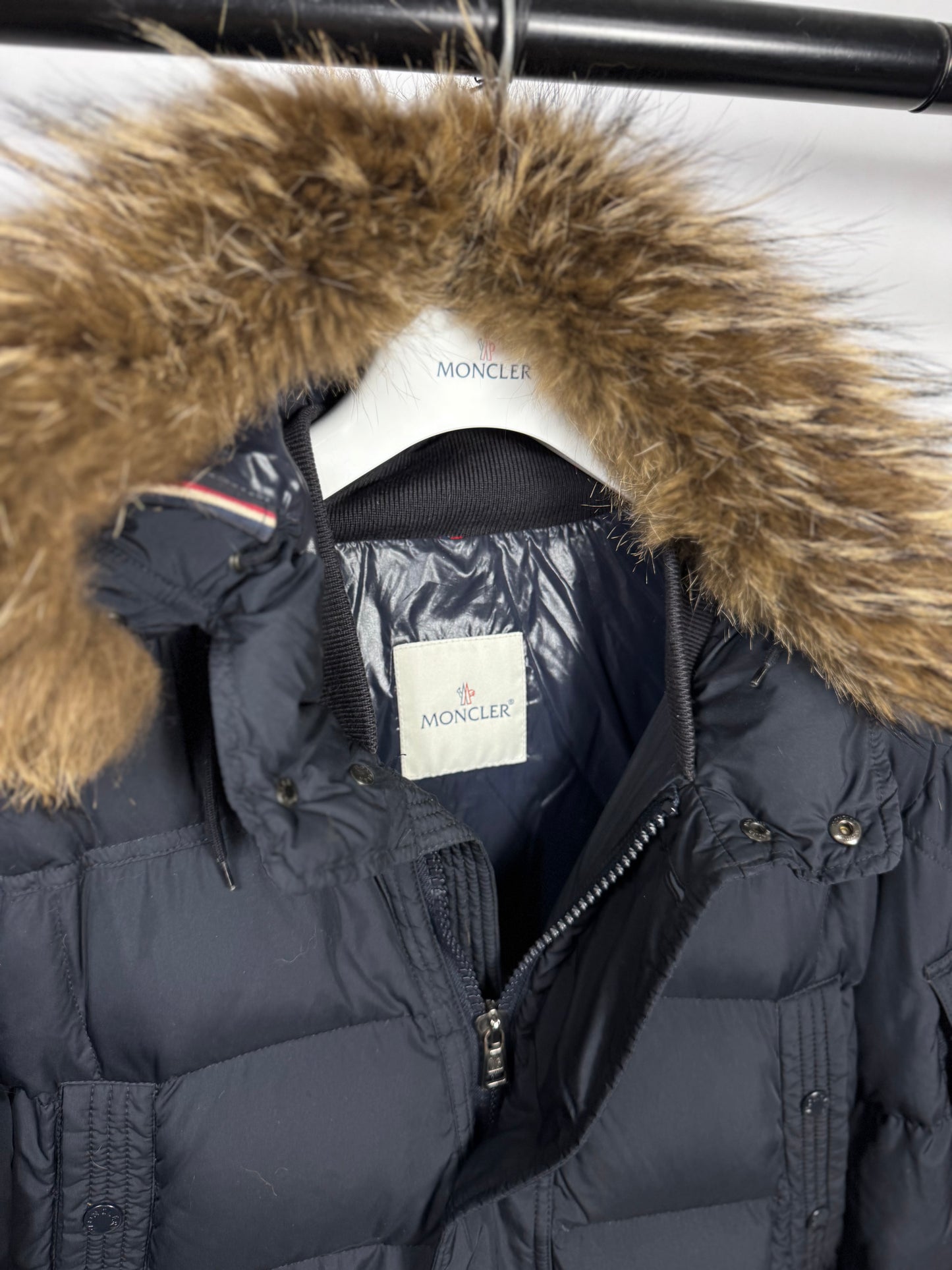 Moncler Gabriel Fur Jacket - Size 6