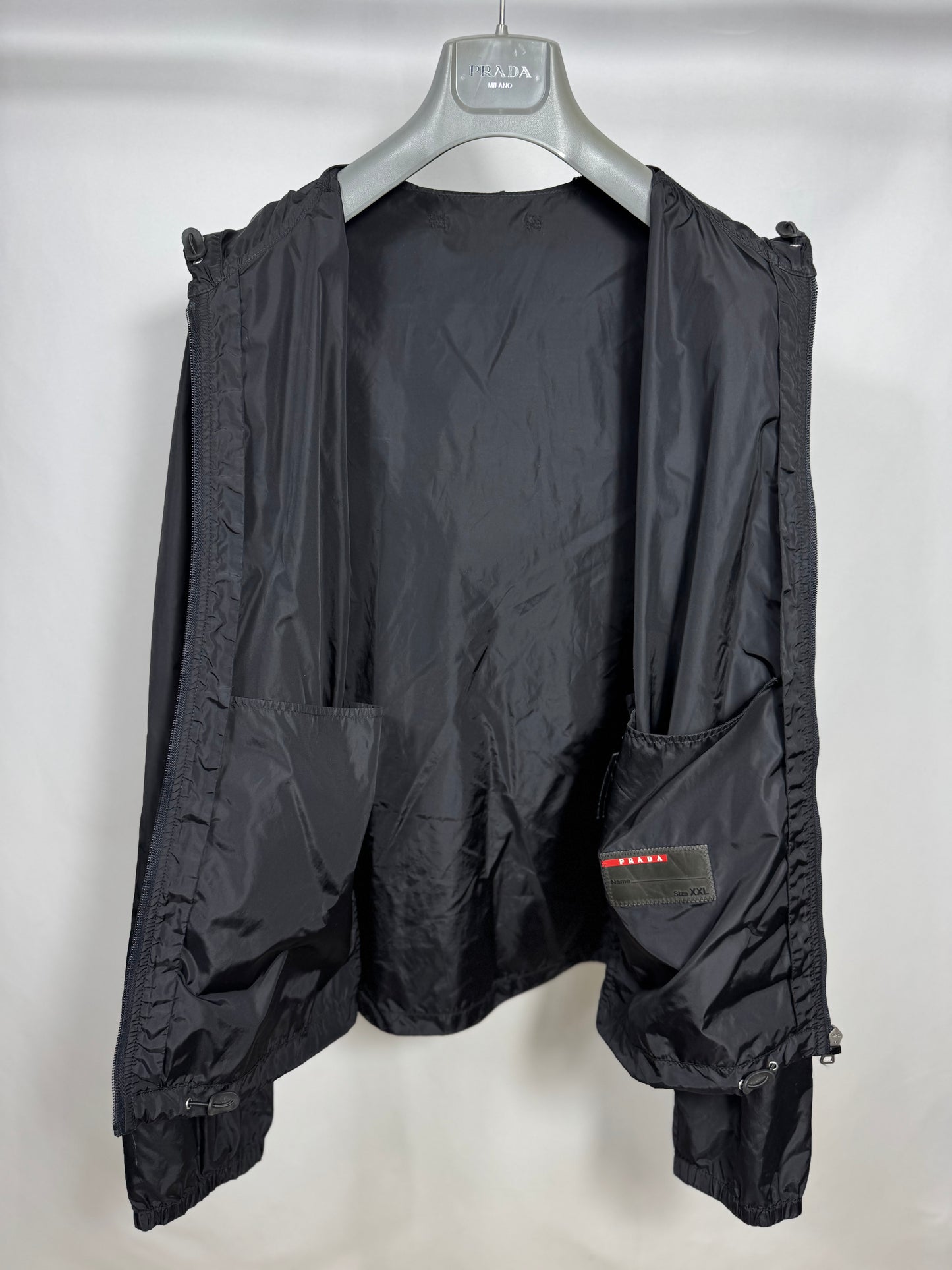 Prada Nylon Windbreaker Jacket - Size XXL