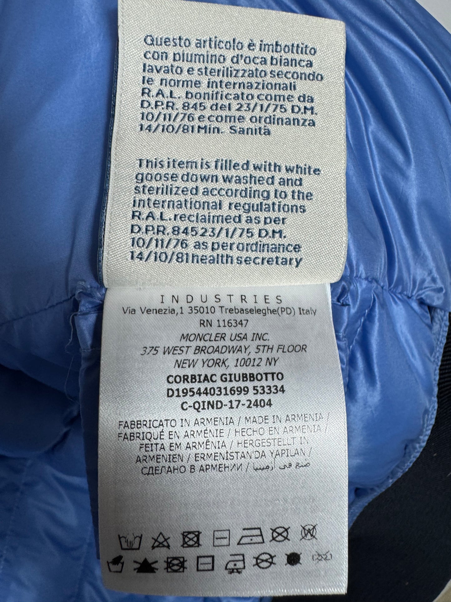 Moncler Corbiac Jacket - Size Age 14