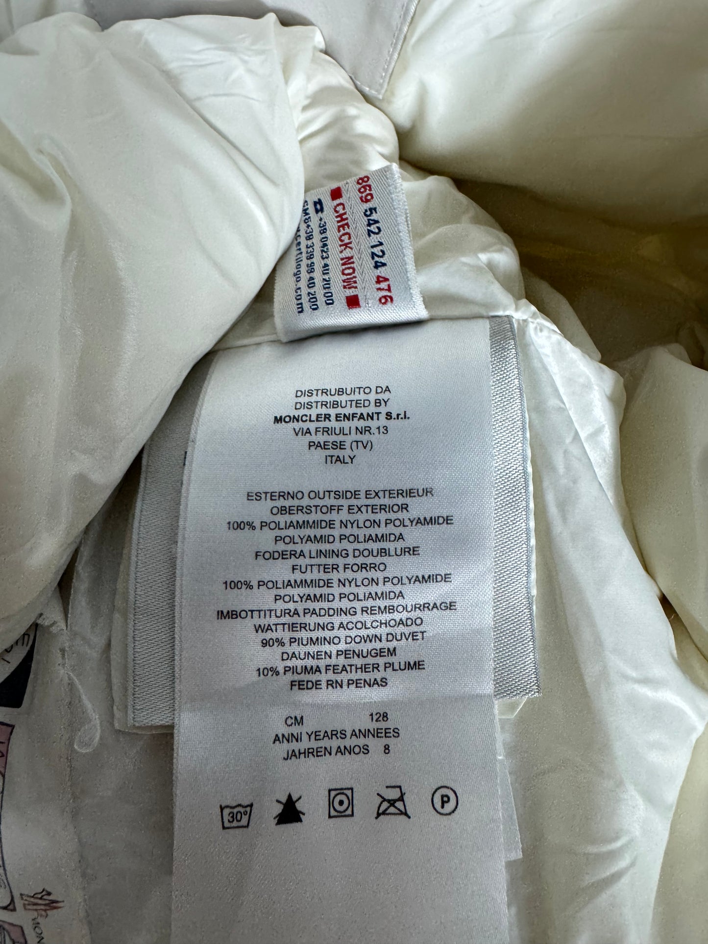 Moncler Bady Girls Jacket - Age 8
