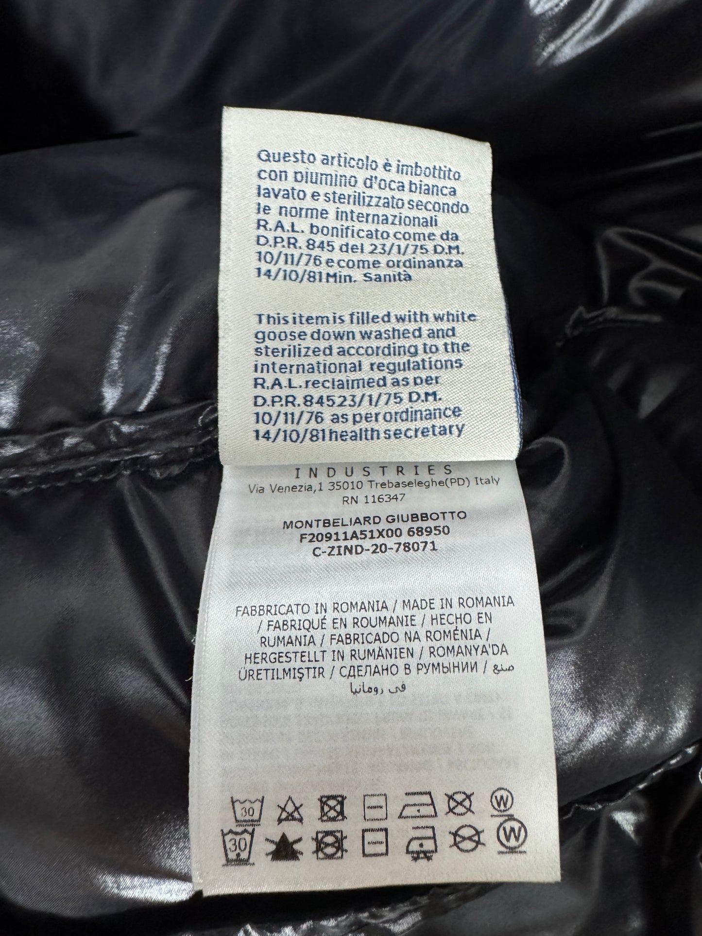 Moncler Montbelliard Jacket - Size 4