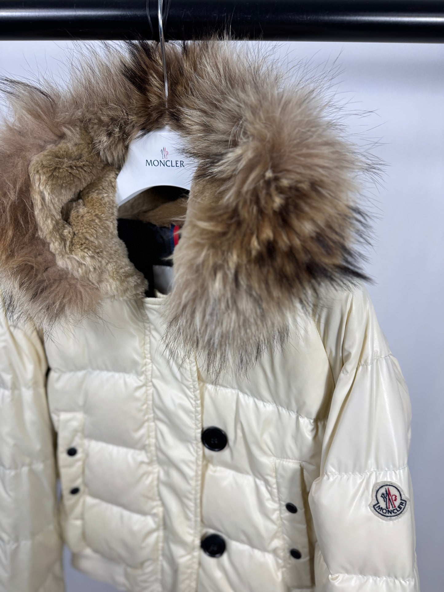 Moncler Albertina Fur Jacket - Size 1