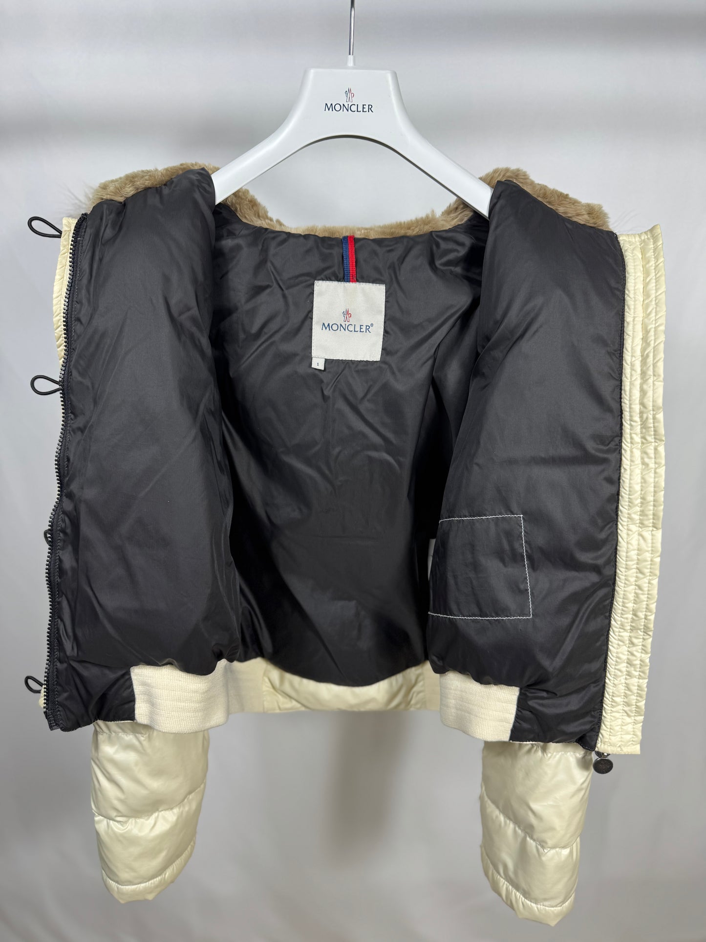 Moncler Albertina Fur Jacket - Size 1