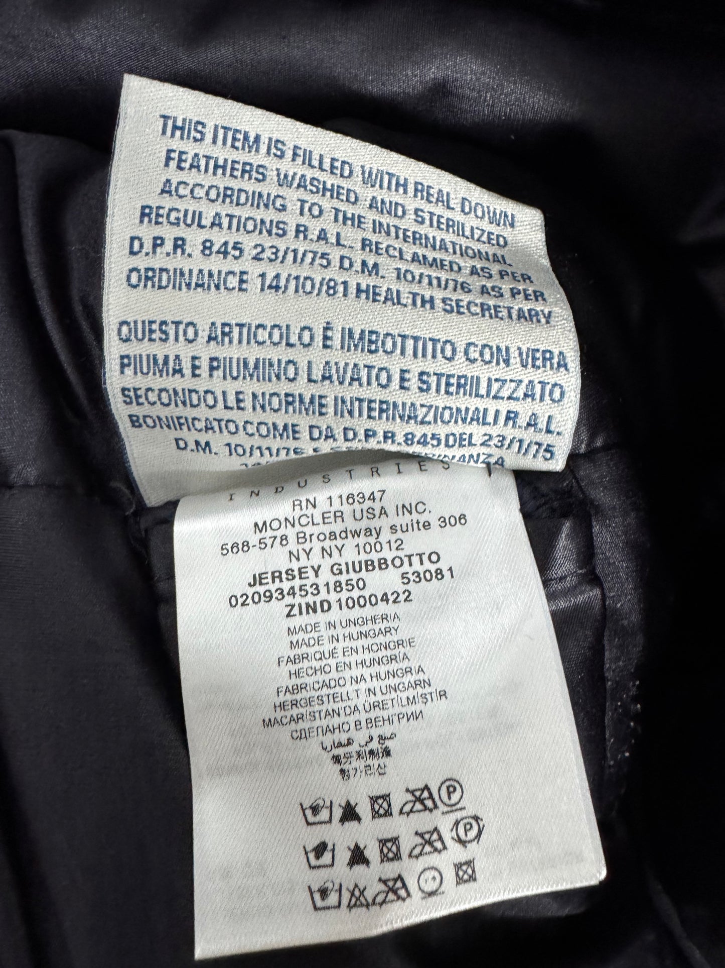 Moncler Jersey Jacket - Size 2