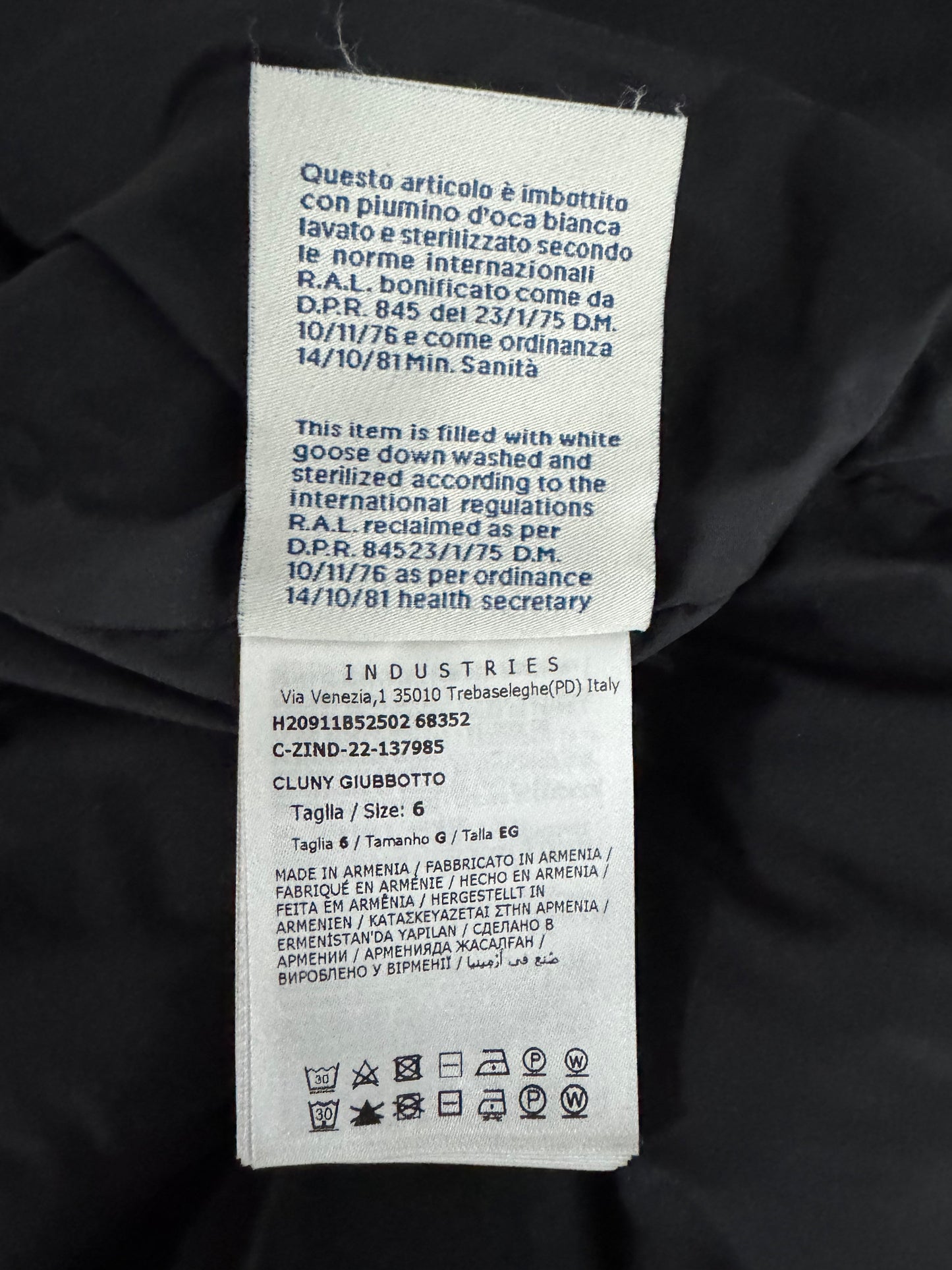 Moncler Cluny Fur Jacket - Size 6