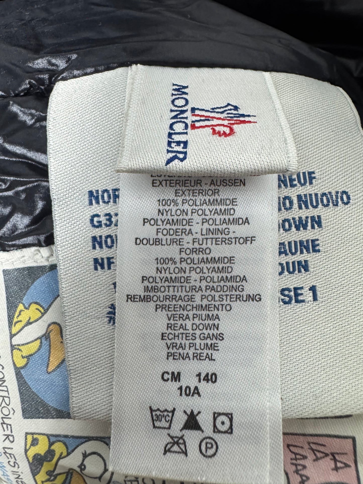 Moncler Boys Puffer Jacket - Age 10