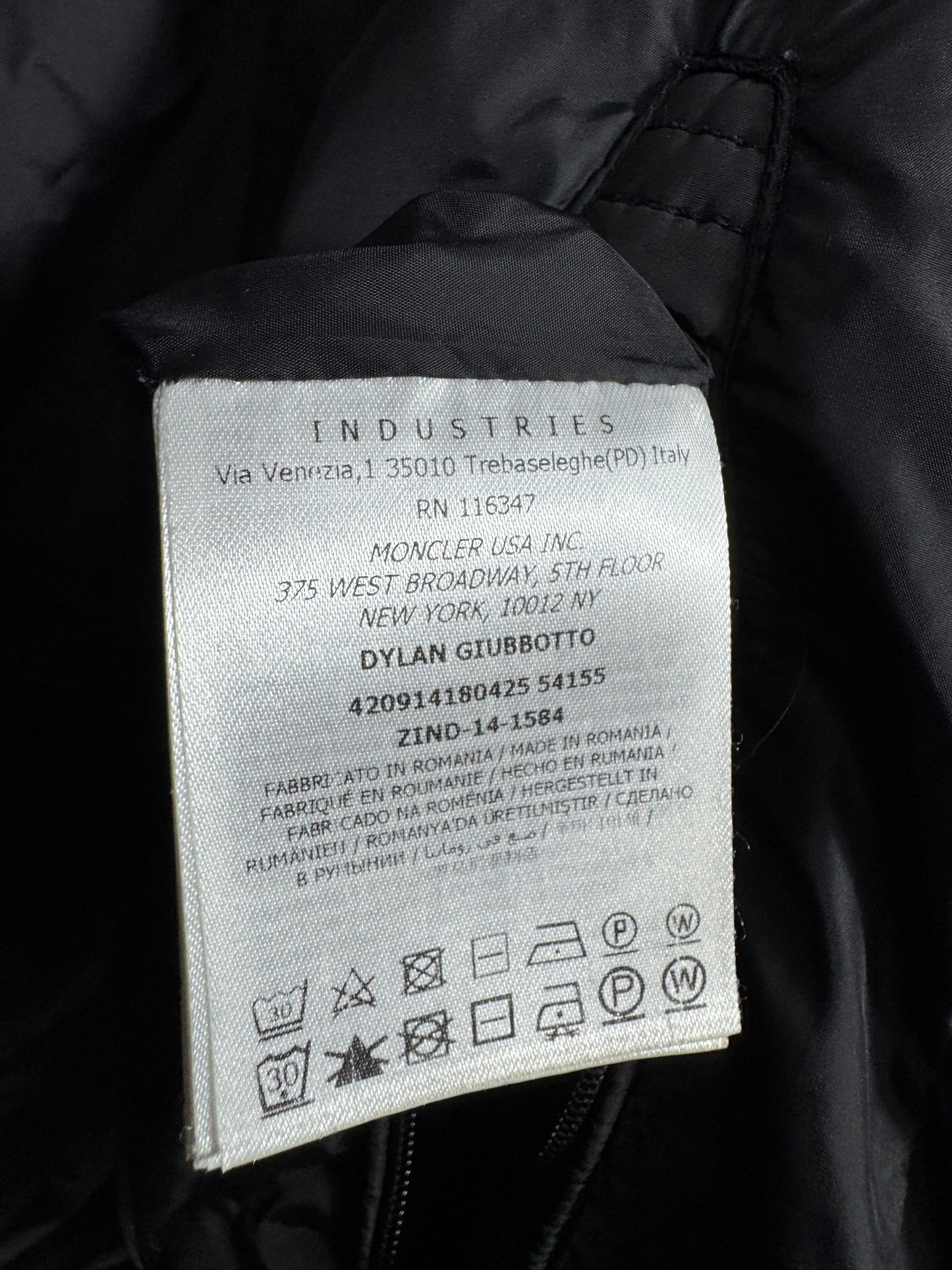 Moncler Dylan Jacket - Size 3