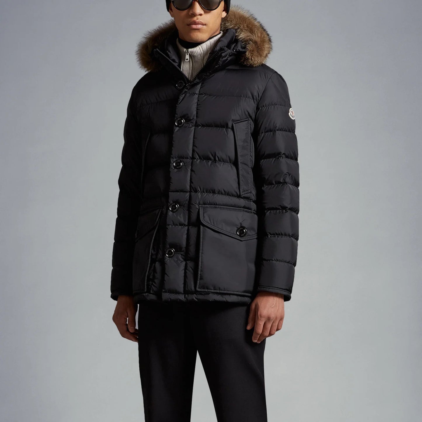 Moncler Cluny Fur Jacket - Size 6