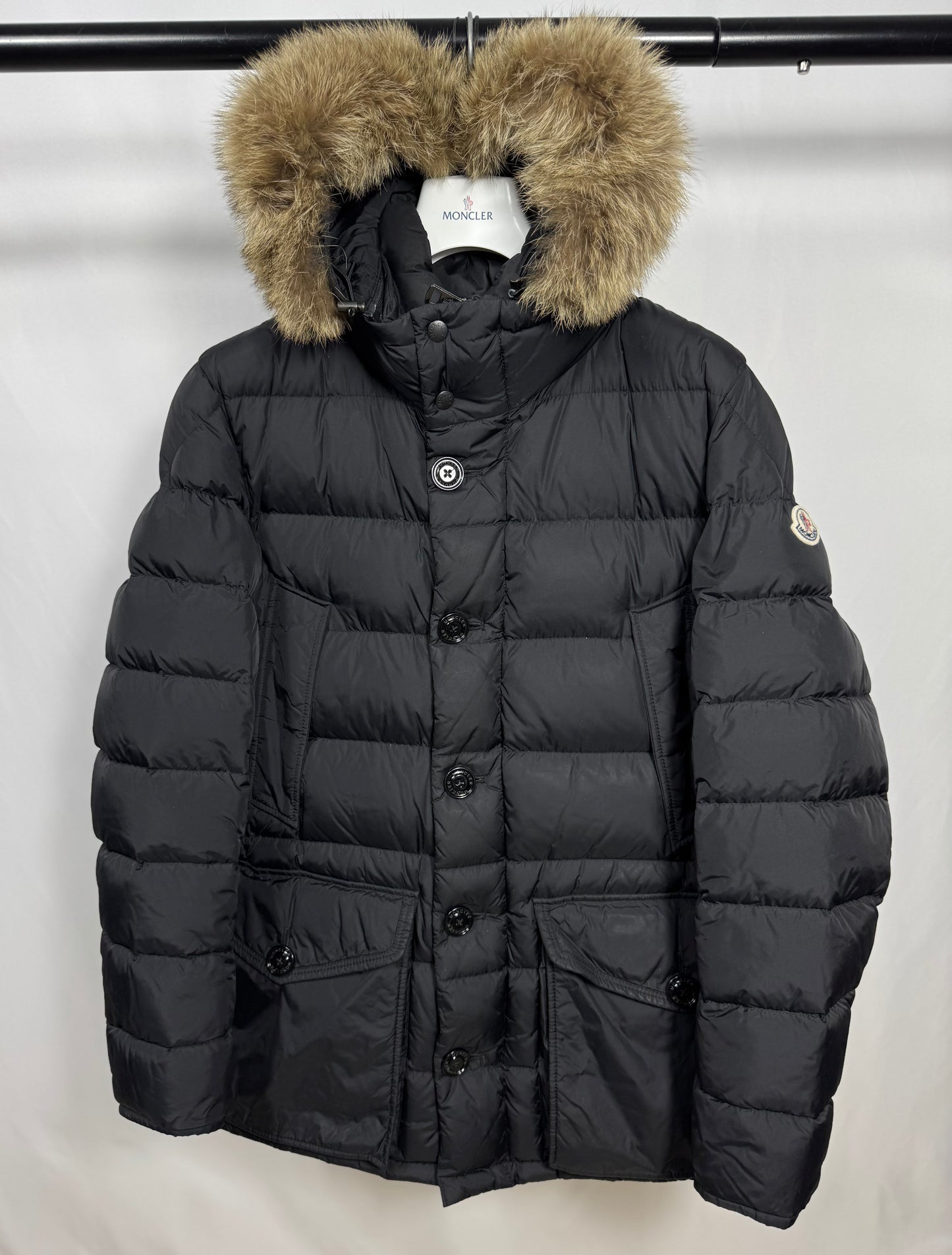 Moncler Cluny Fur Jacket - Size 4