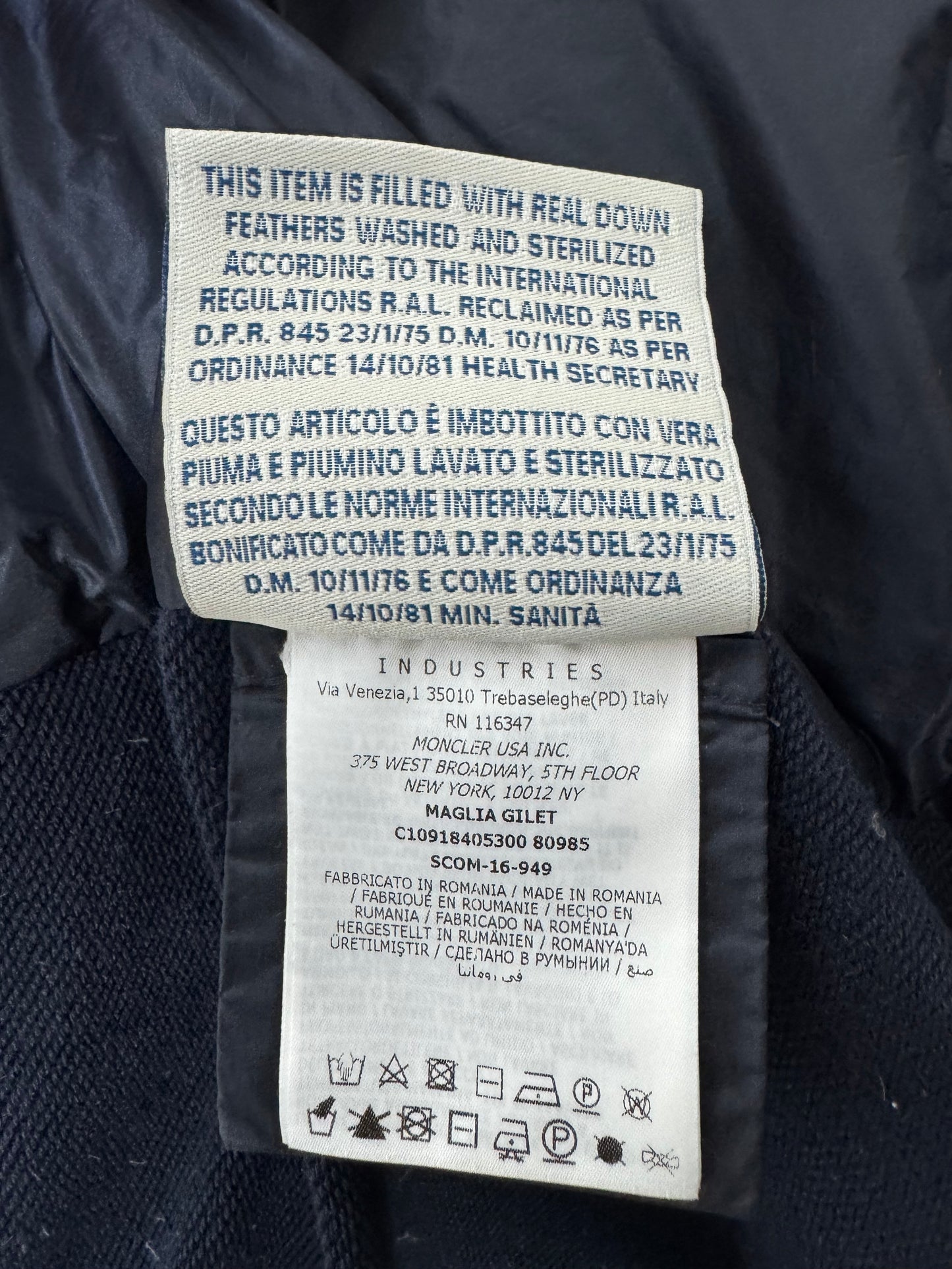 Moncler Maglia Gilet - Size M