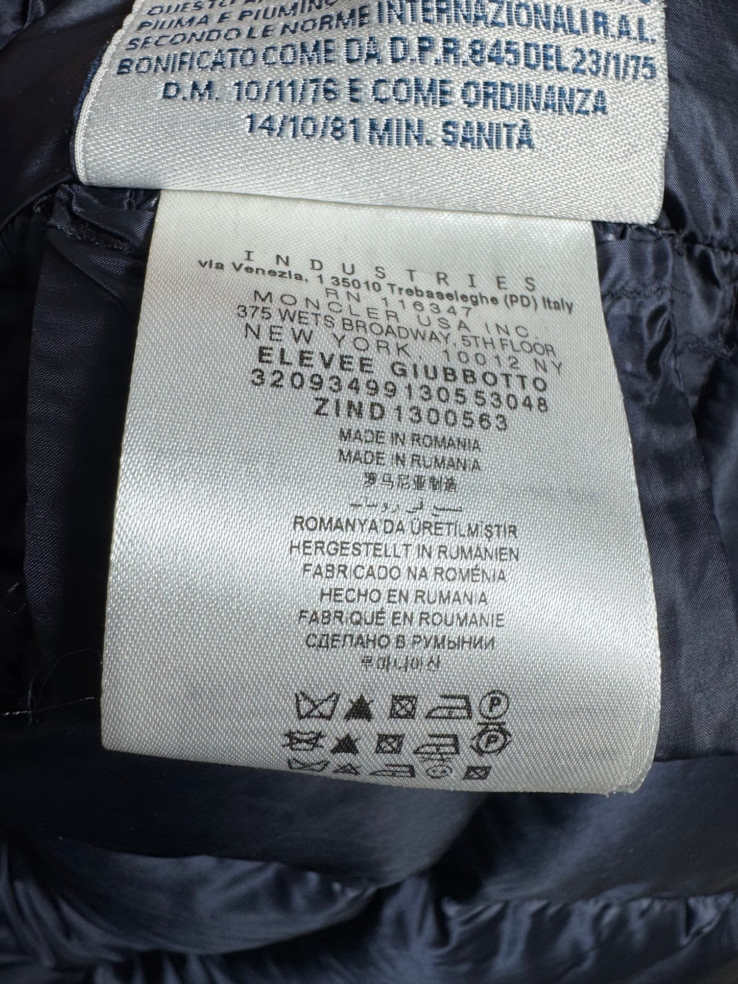 Moncler Elevee Jacket - Size 1