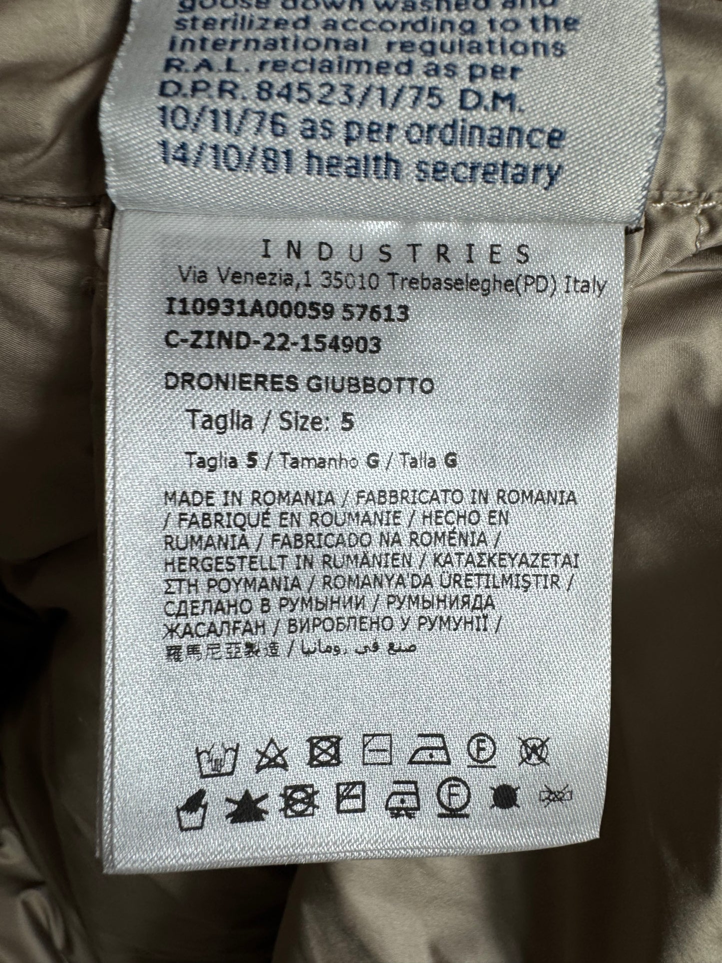 Moncler Dronieres Jacket - Size 5