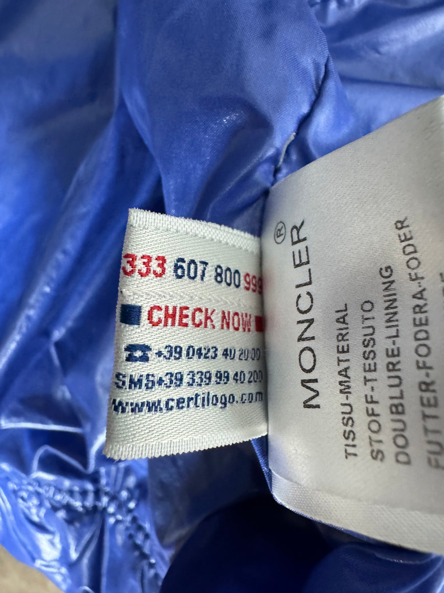 Moncler Thym Jacket - Size 7