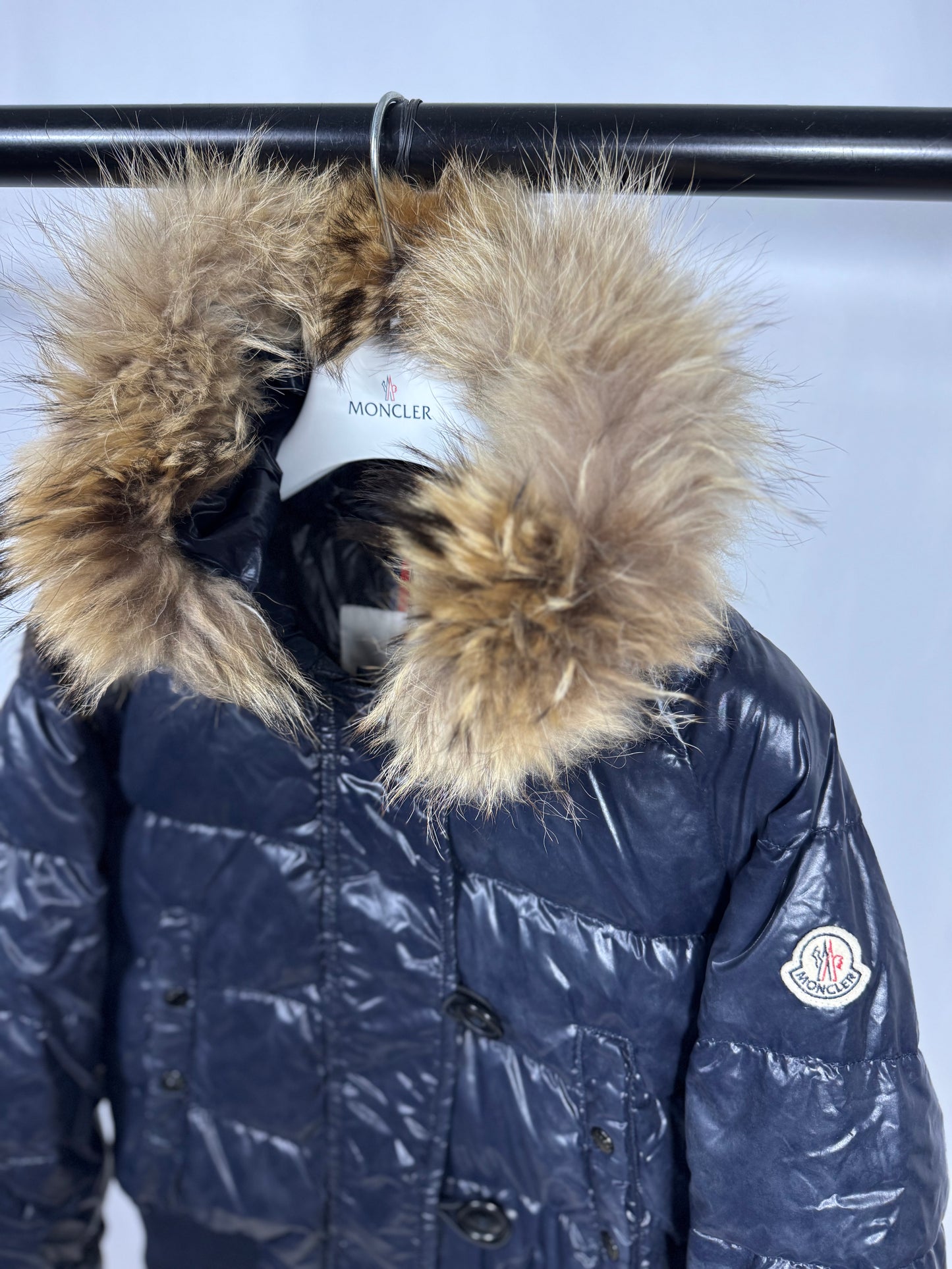 Moncler Albertina Fur Jacket - Size 0