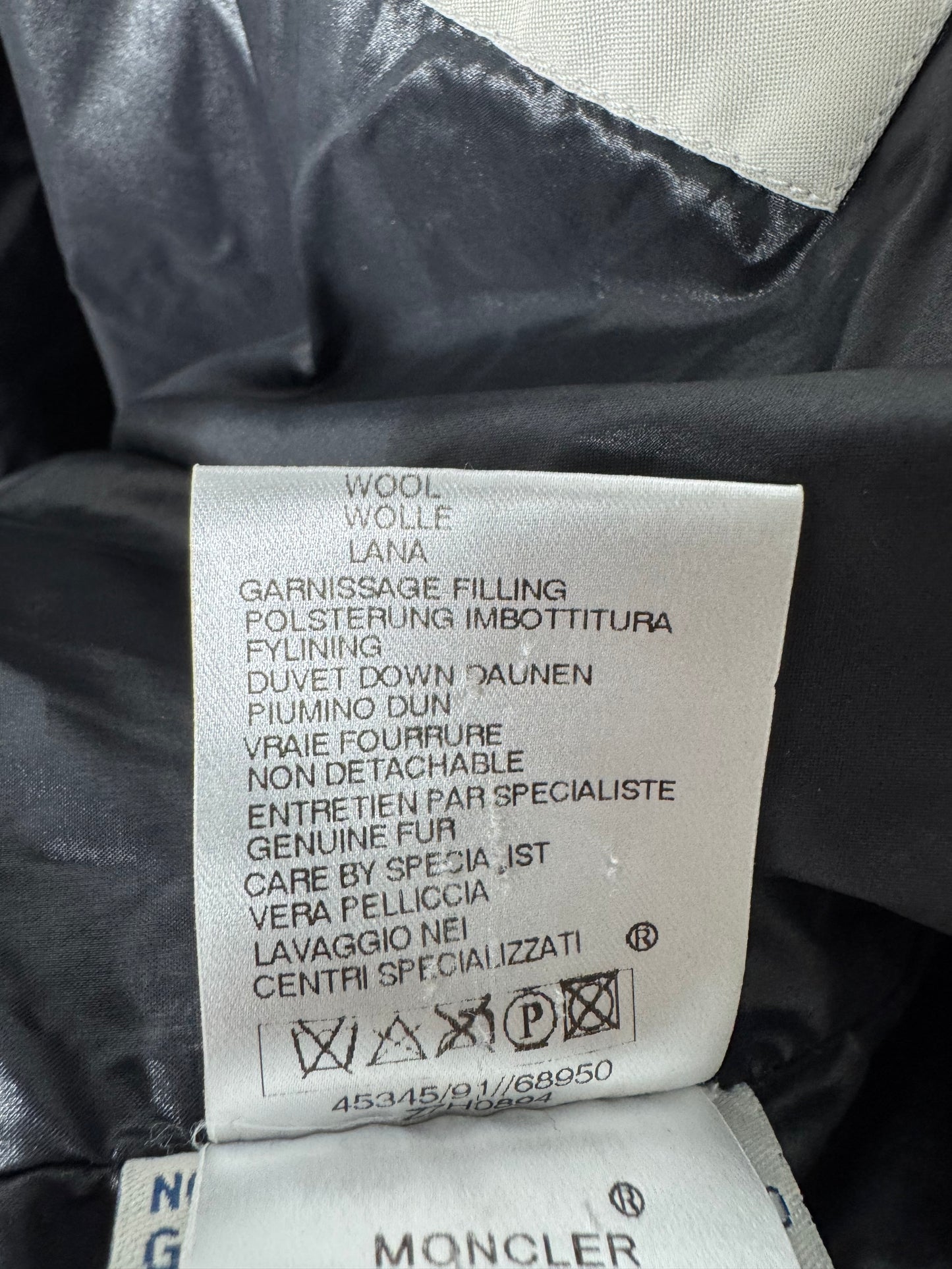 Moncler Albertina Fur Jacket - Size 0