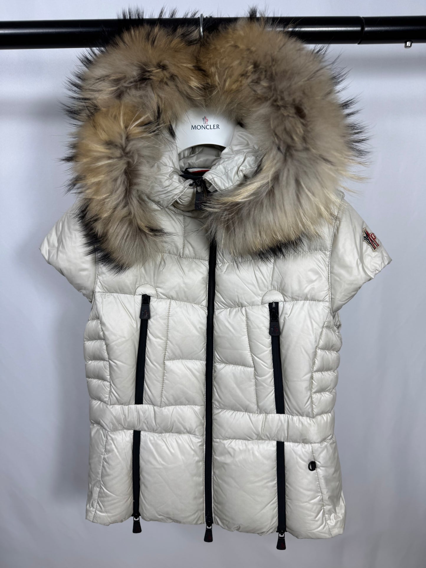 Moncler Grenoble Fur Gilet - Size 2