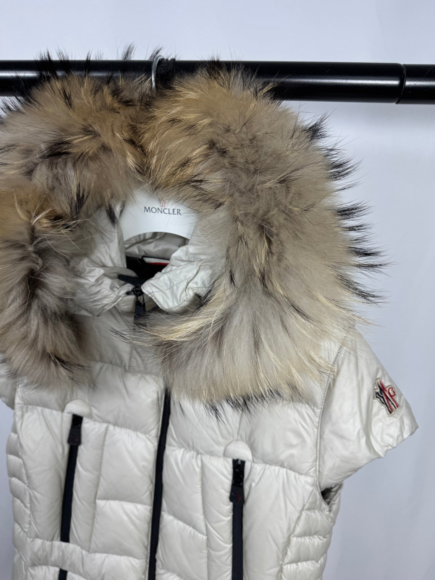 Moncler Grenoble Fur Gilet - Size 2