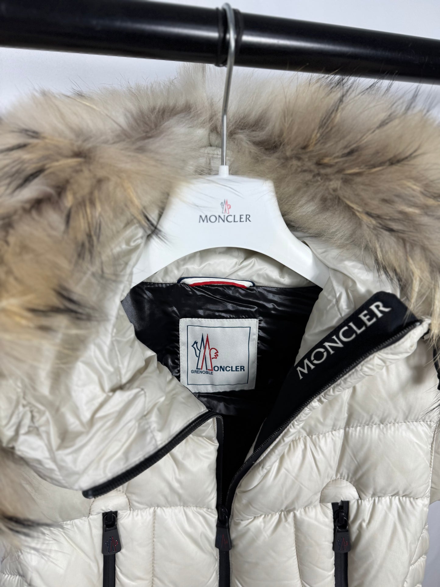 Moncler Grenoble Fur Gilet - Size 2