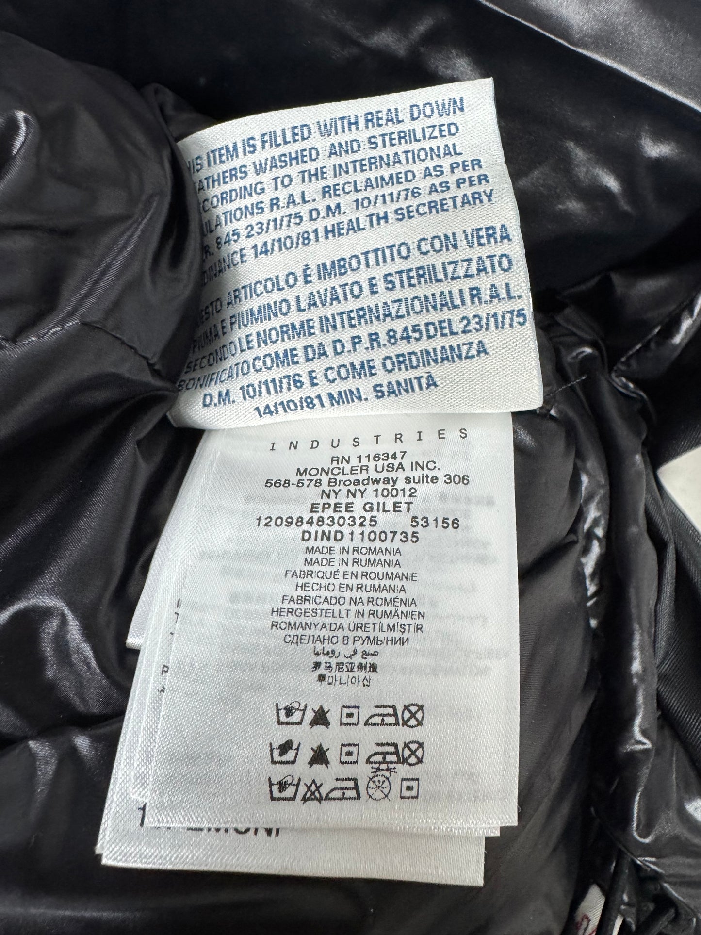 Moncler Grenoble Fur Gilet - Size 2