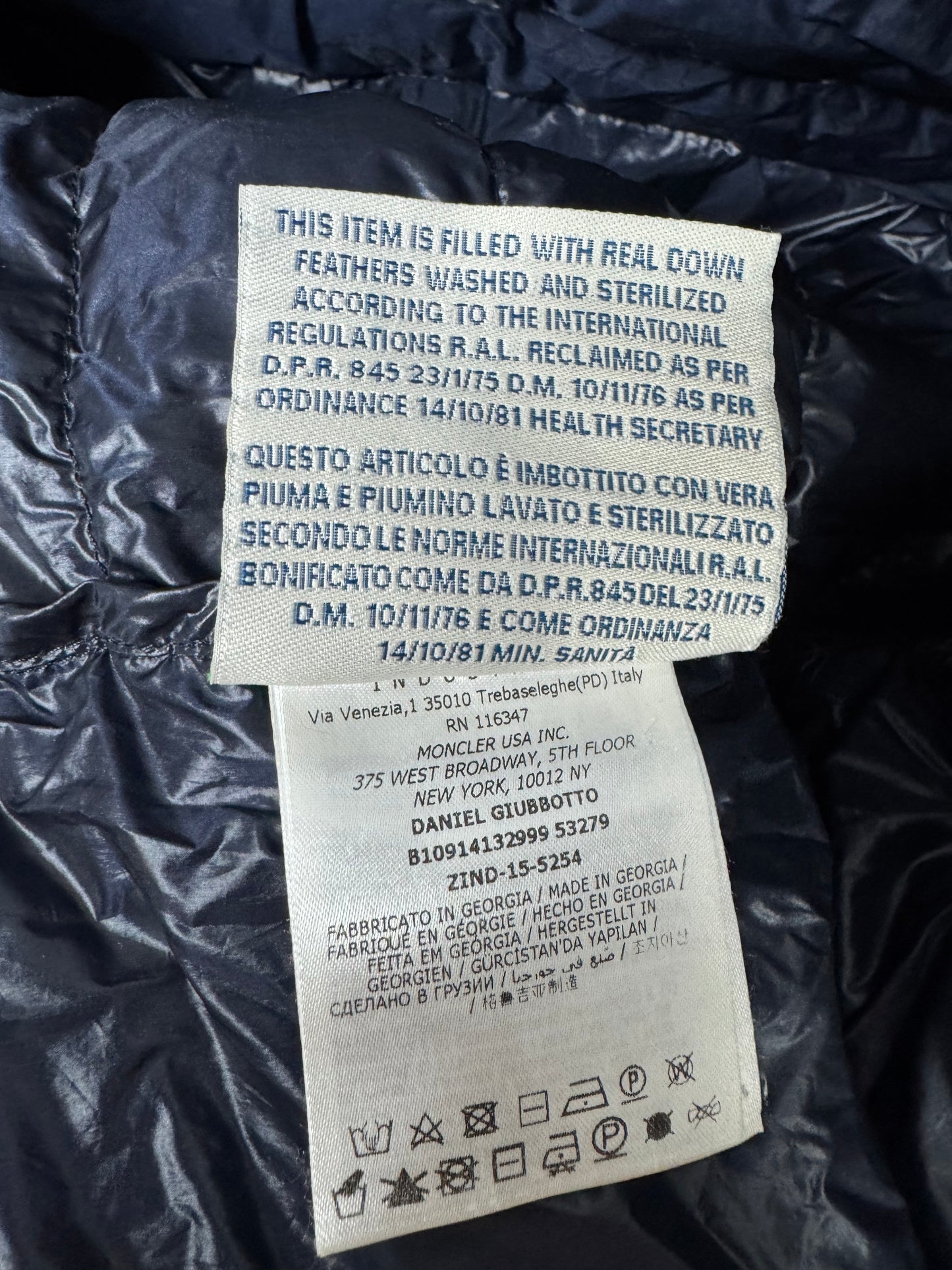 Moncler Daniel Jacket - Size 4