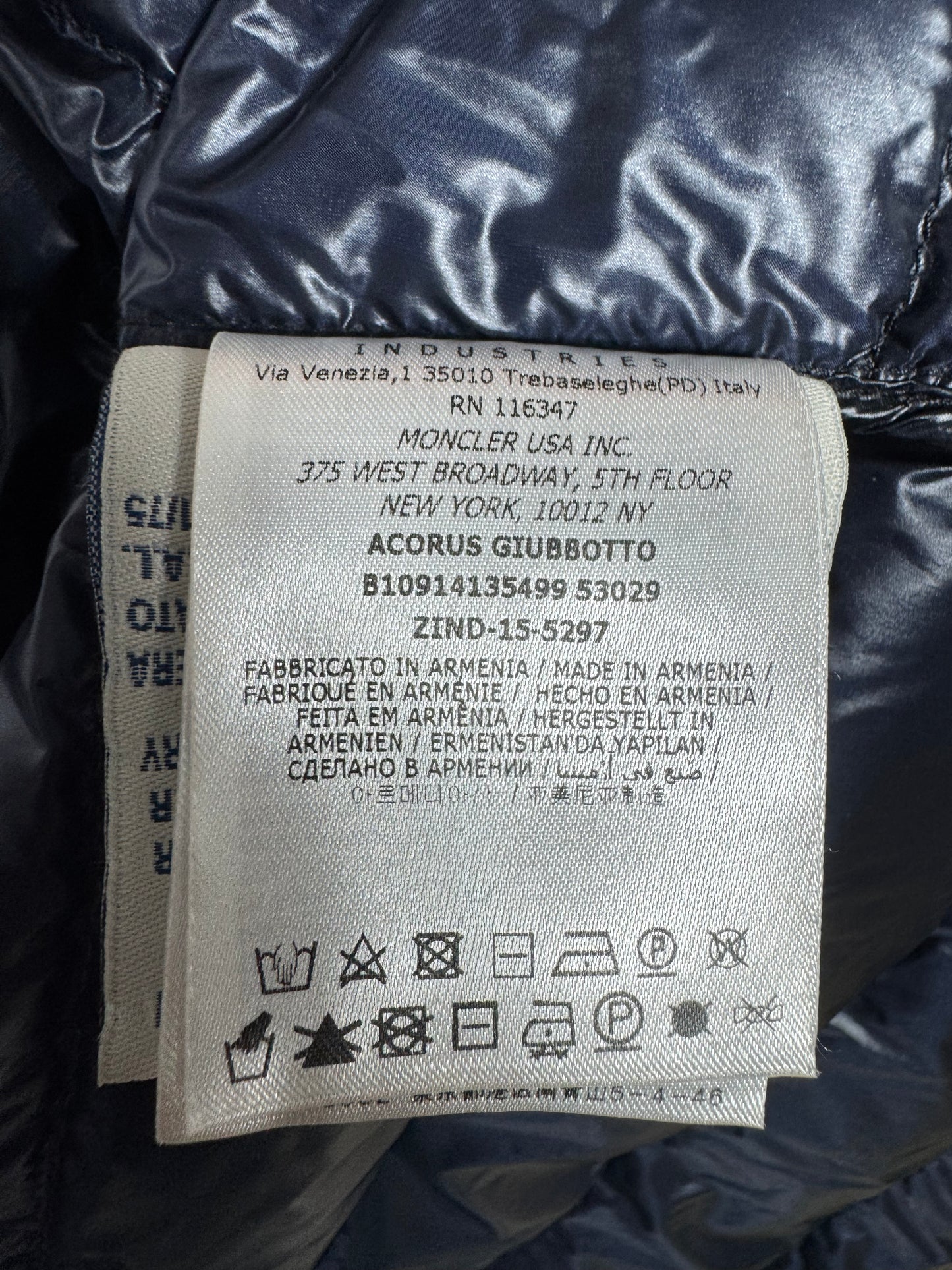 Moncler Acorus Jacket - Size 1