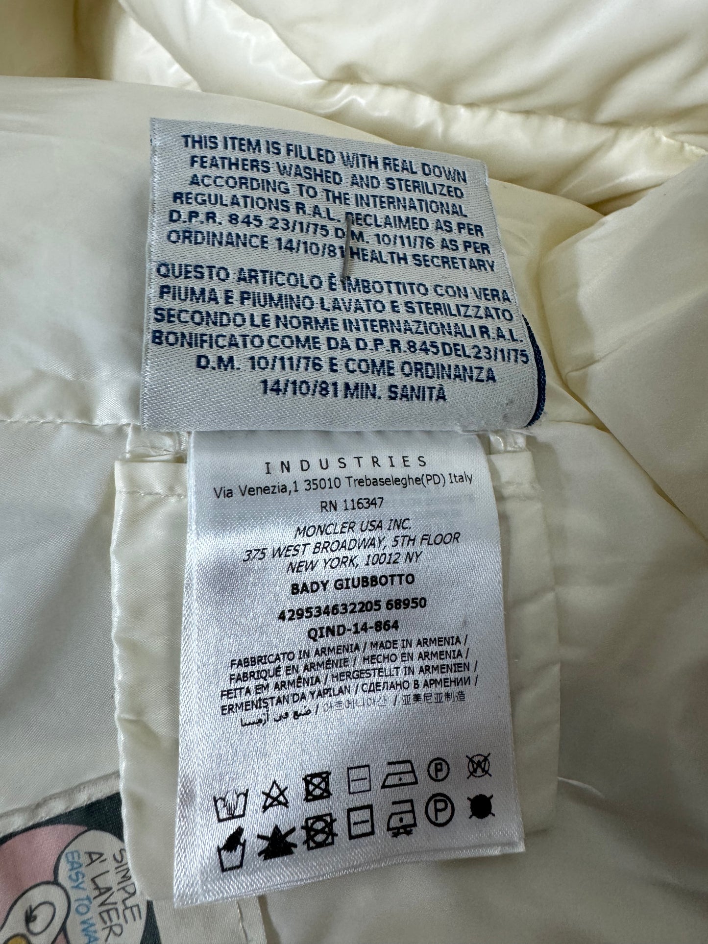 Moncler Bady Jacket - Size Age 14