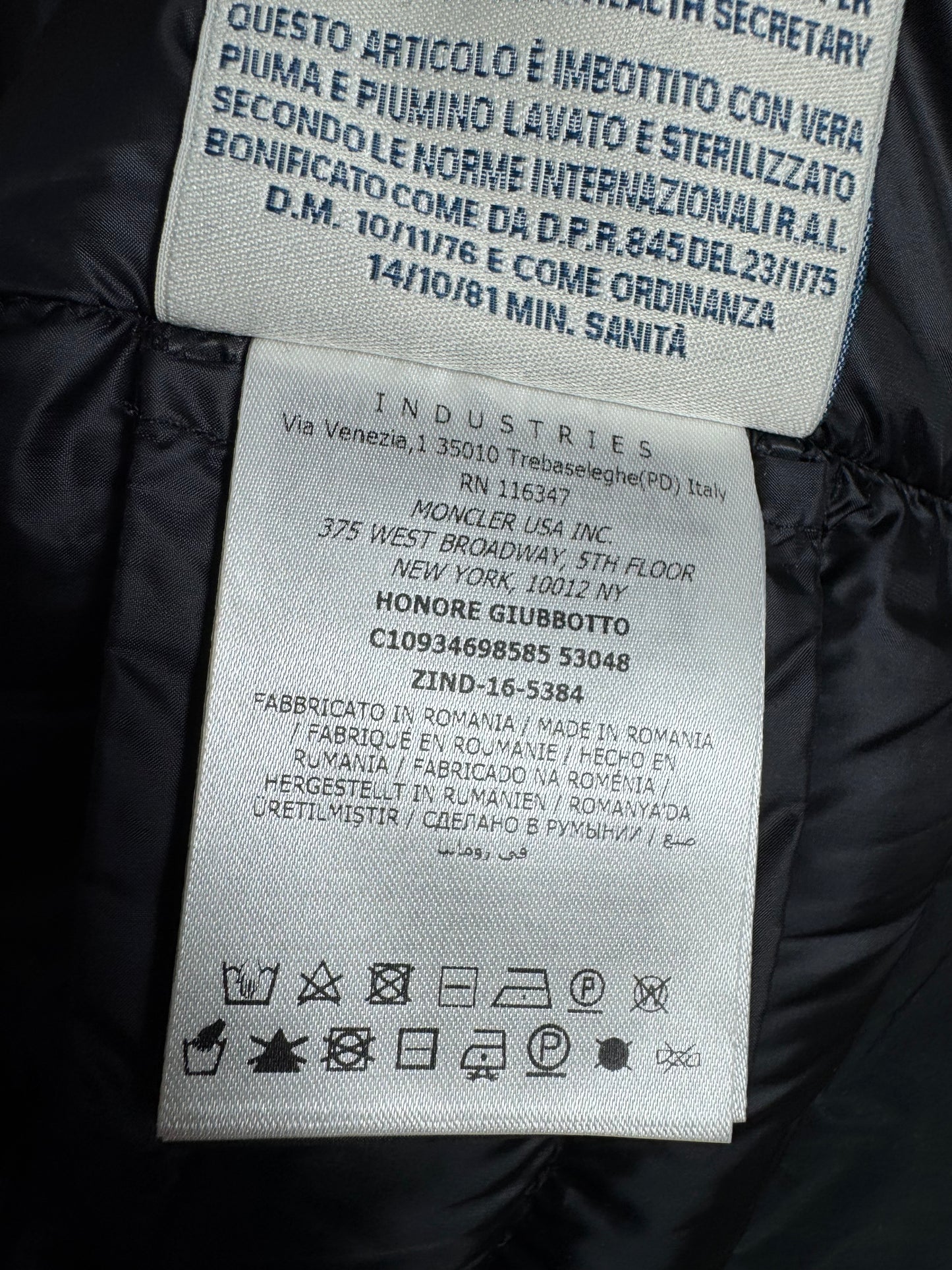 Moncler Honore Jacket - Size 2