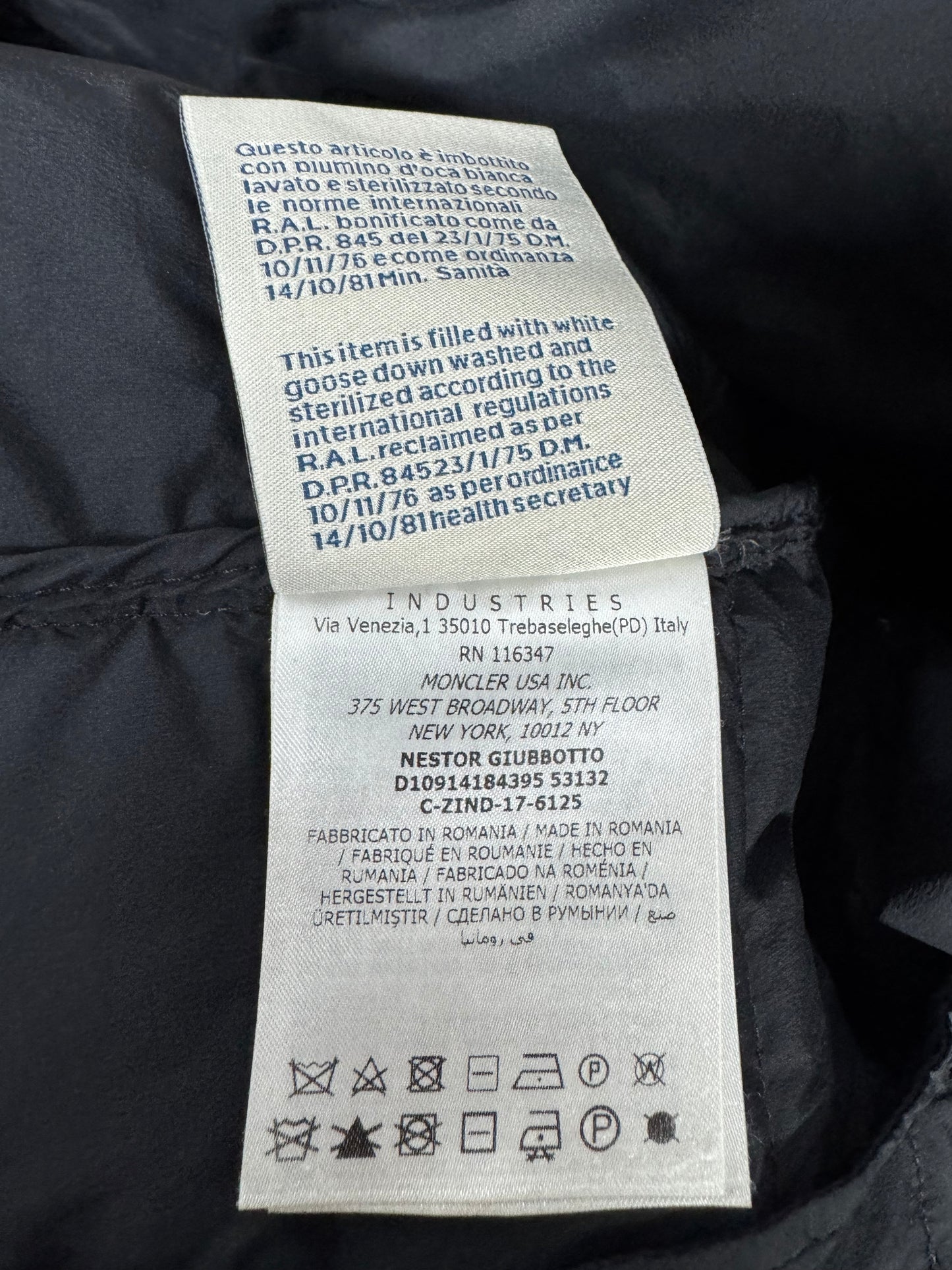 Moncler Nestor Jacket - Size 5