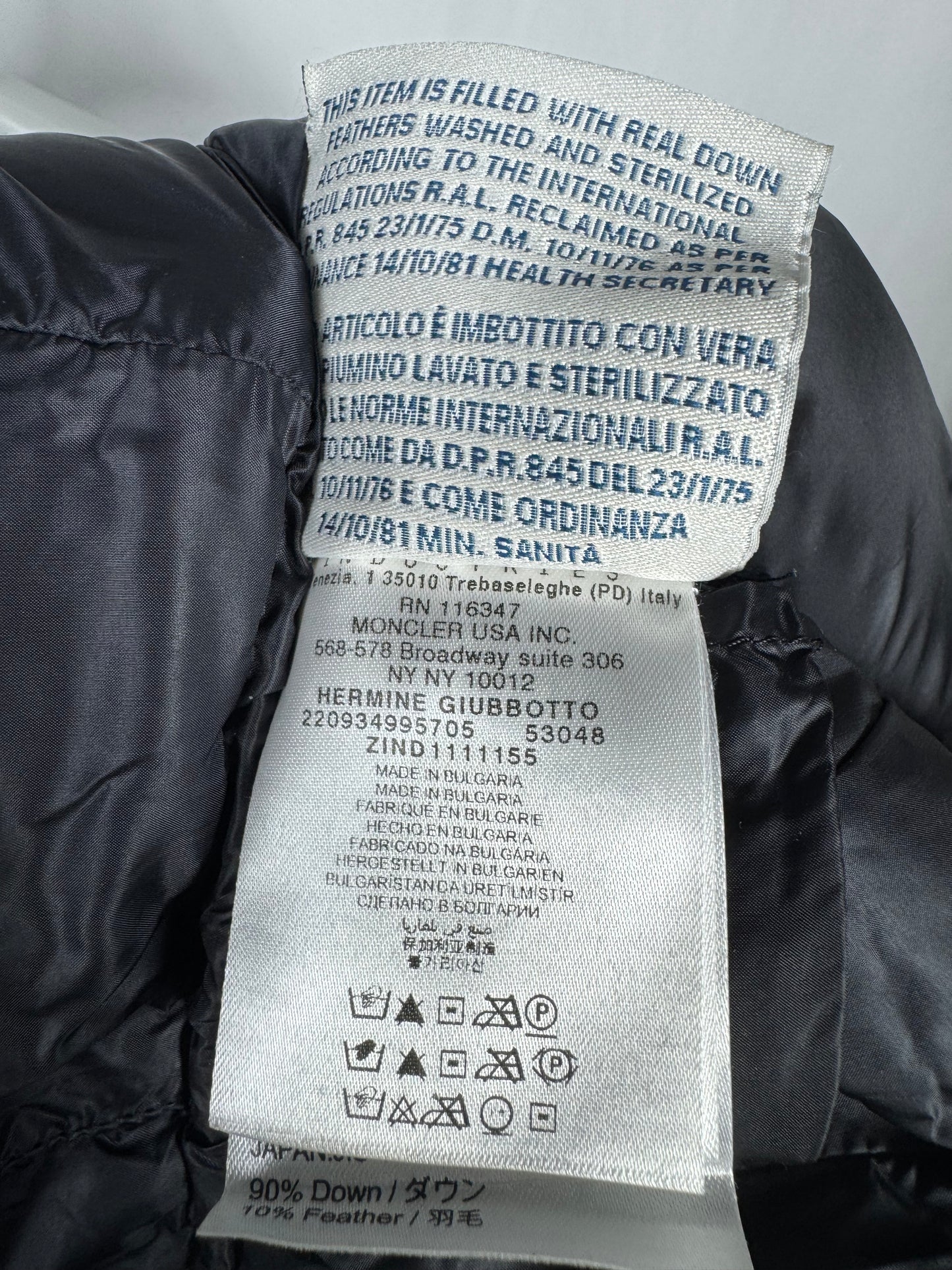 Moncler Hermine Jacket - Size 4