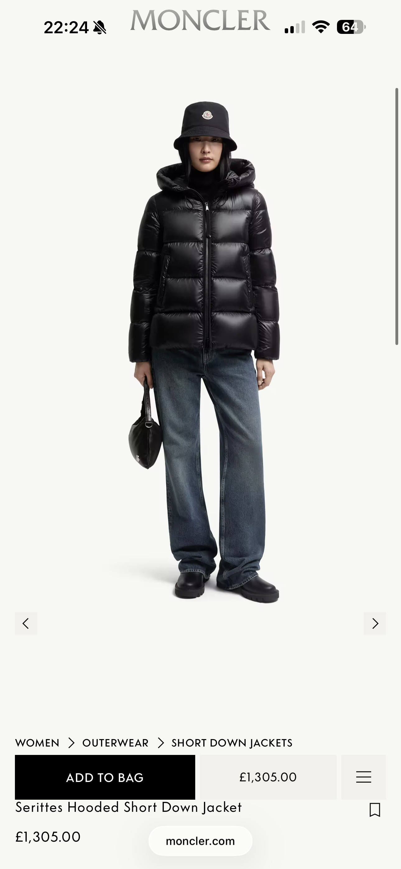 Moncler Seritte Jacket - Size 6