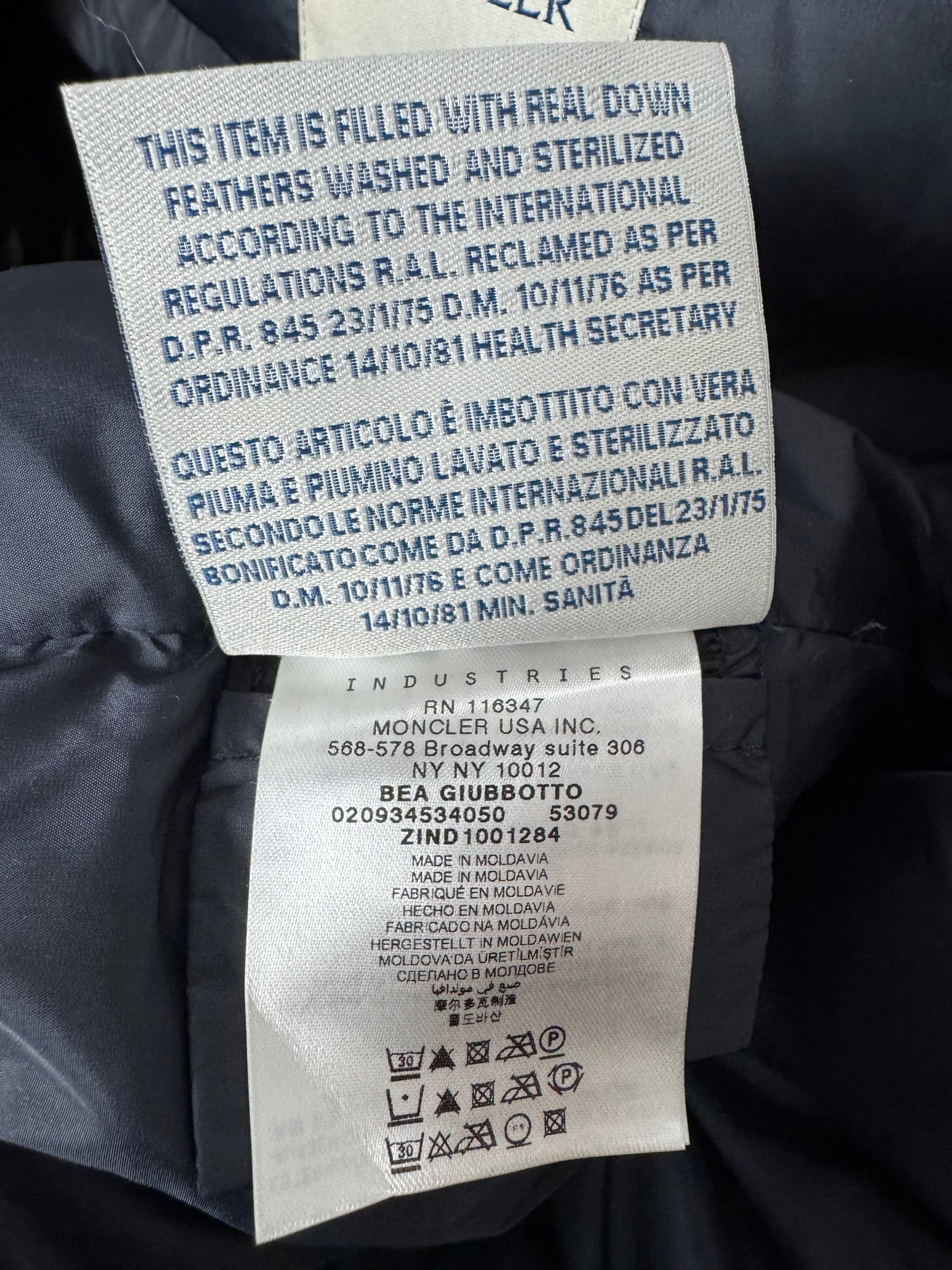 Moncler Bea Jacket - Size 3
