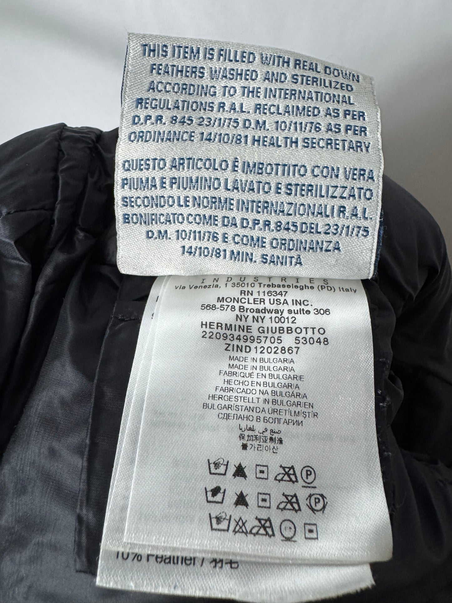 Moncler Hermine Jacket - Size 4