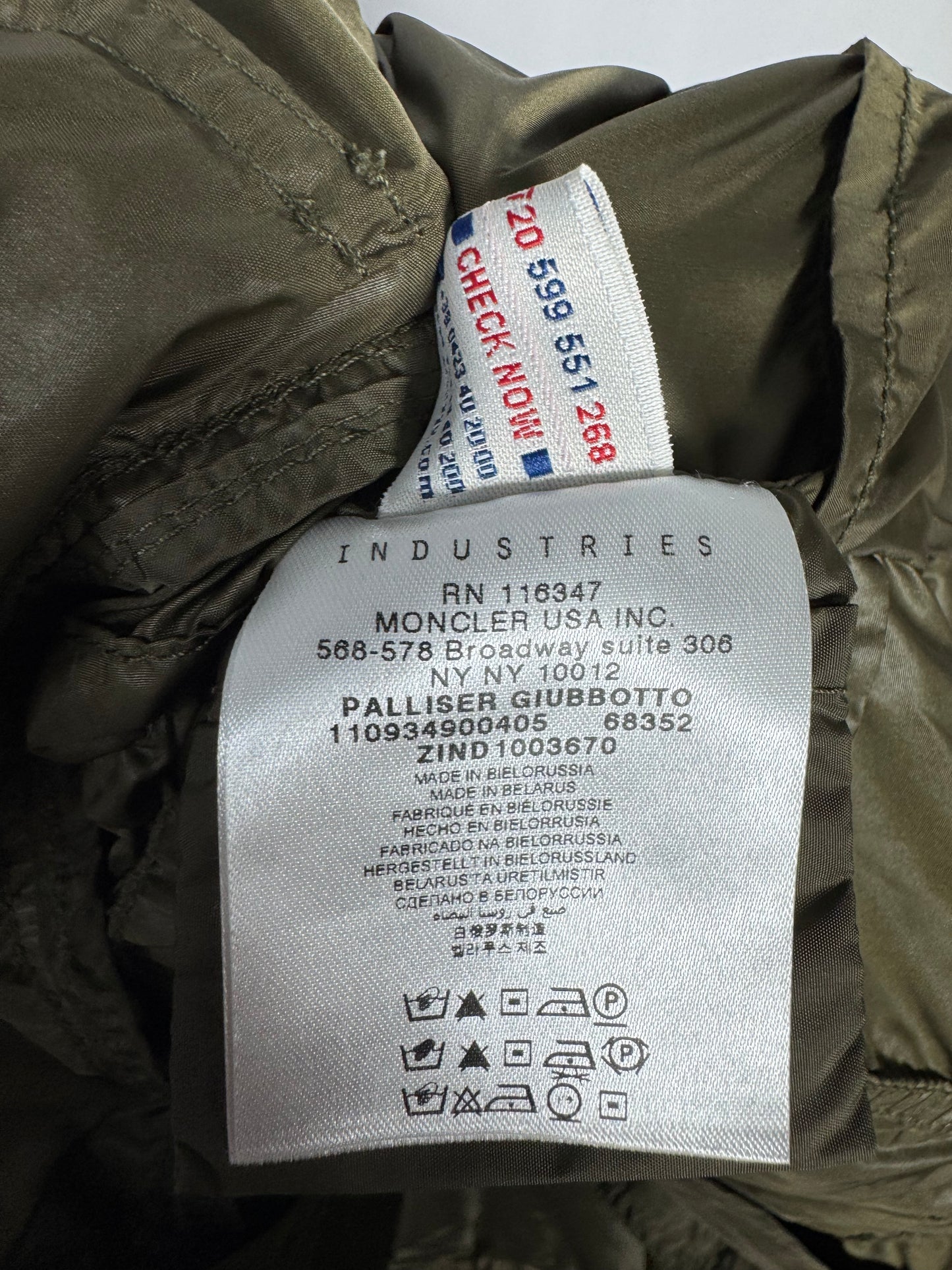 Moncler Palliser Jacket - Size 2