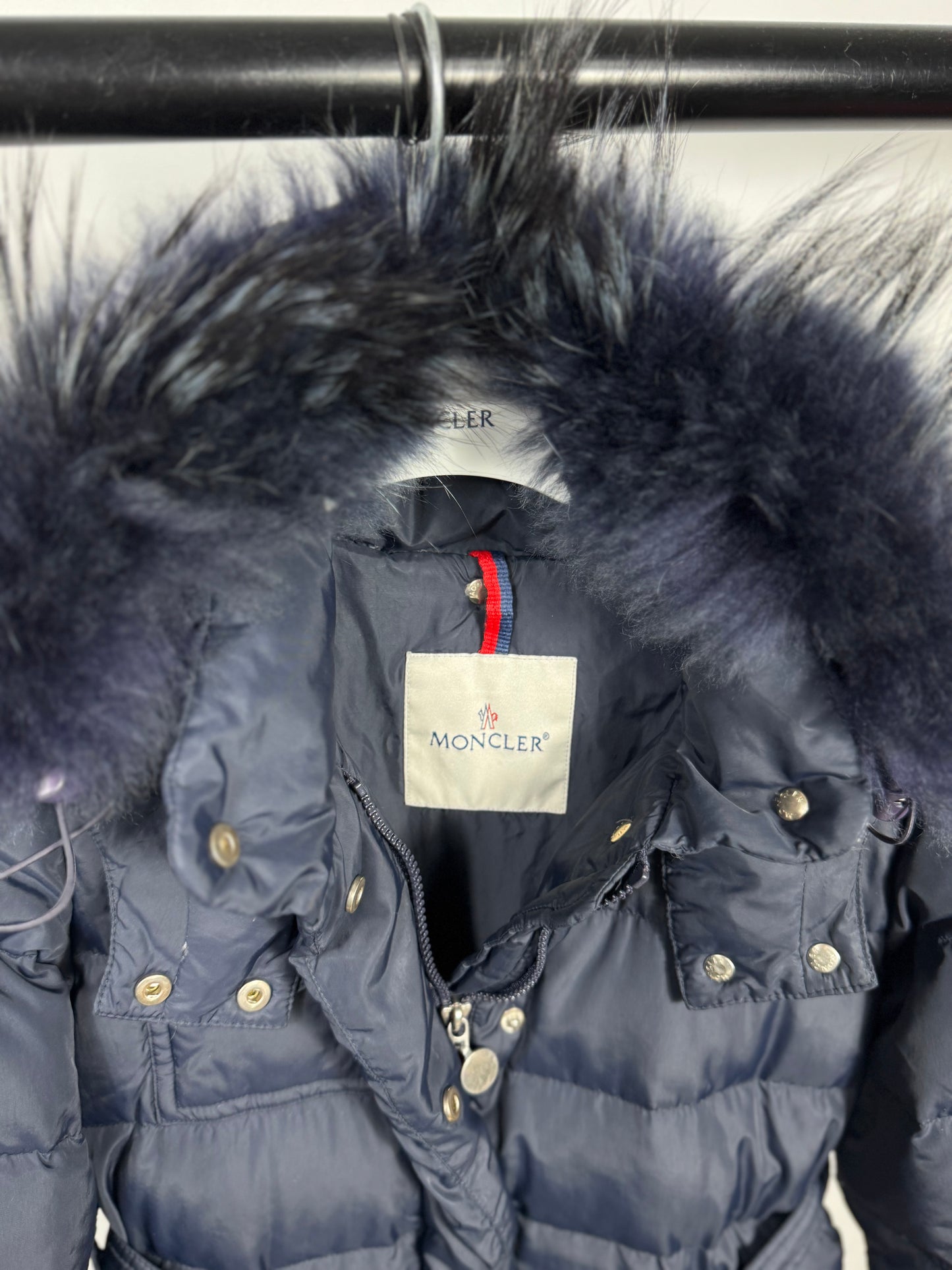 Moncler Girls Fur Jacket - Age 8