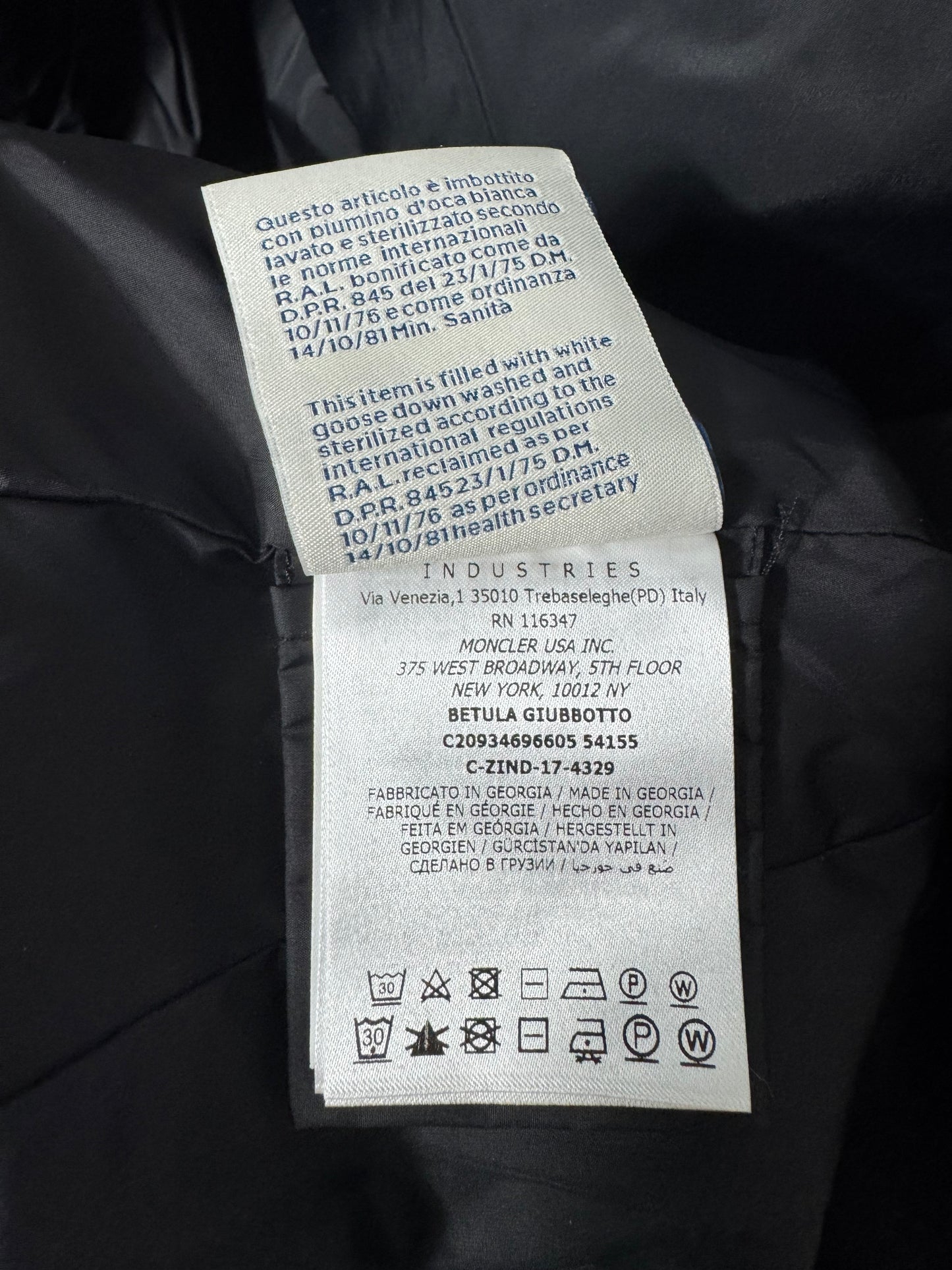 Moncler Betula Jacket - Size 3