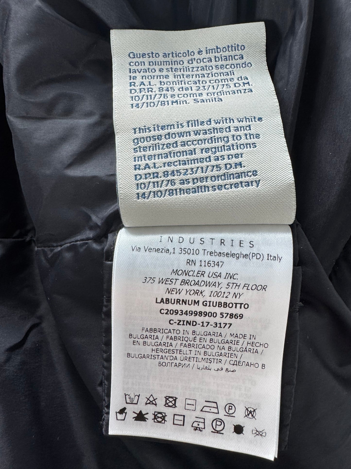 Moncler Laburnum Jacket - Size 4